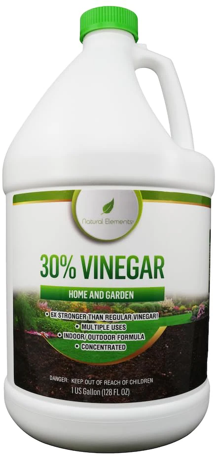 Natural Elements 30% Vinegar | Home & Garden | 6X Cleaning Power | Multiple Uses | 1 Gallon