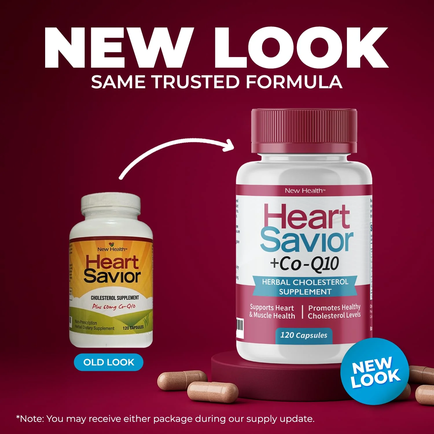 Natural Supplement with CoQ10, Red Yeast Rice, Niacin, Policosanol and Guggul. The Natural Way. by New Health Plus 60 MG Co-Q10 (120 caps) - Image 9
