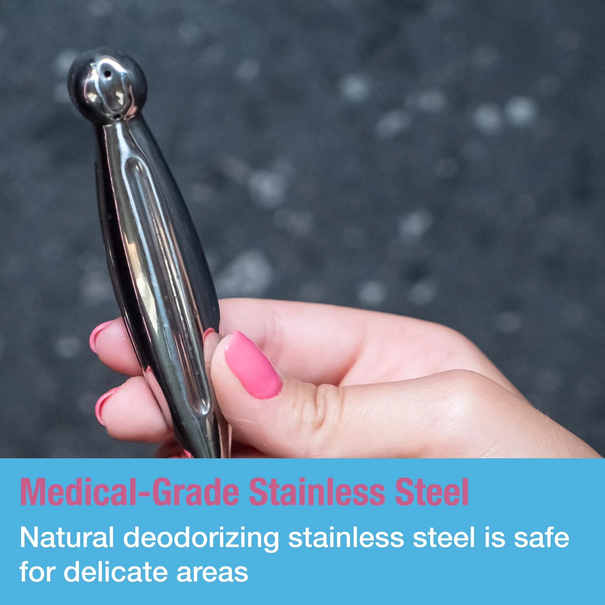 Natural Vaginal Cleanser Wash by Tilcare - Reusable Stainless Steel Douche System for Vaginal Odor and Feminine Hygiene - Water-Based, Chemical-Free Solution - Image 3