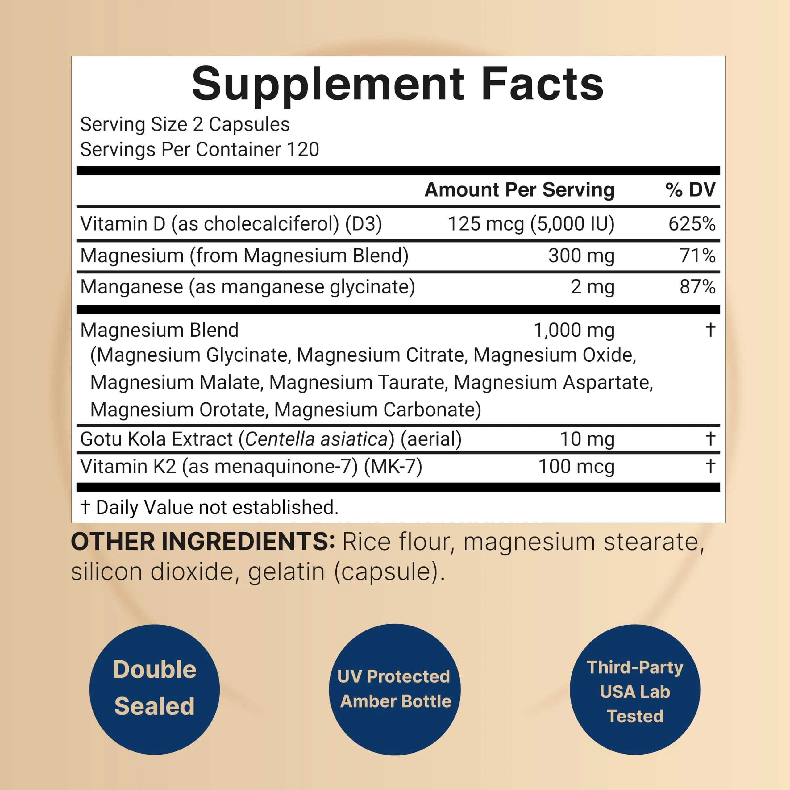NatureBell 12-in-1 Magnesium Complex 1000mg, 4-Months Supply – Magnesium Glycinate, Citrate, Taurate, Malate, & More – High Absorption Formula for Men & Women – Chelated & Purified – 240 Capsules - Image 8
