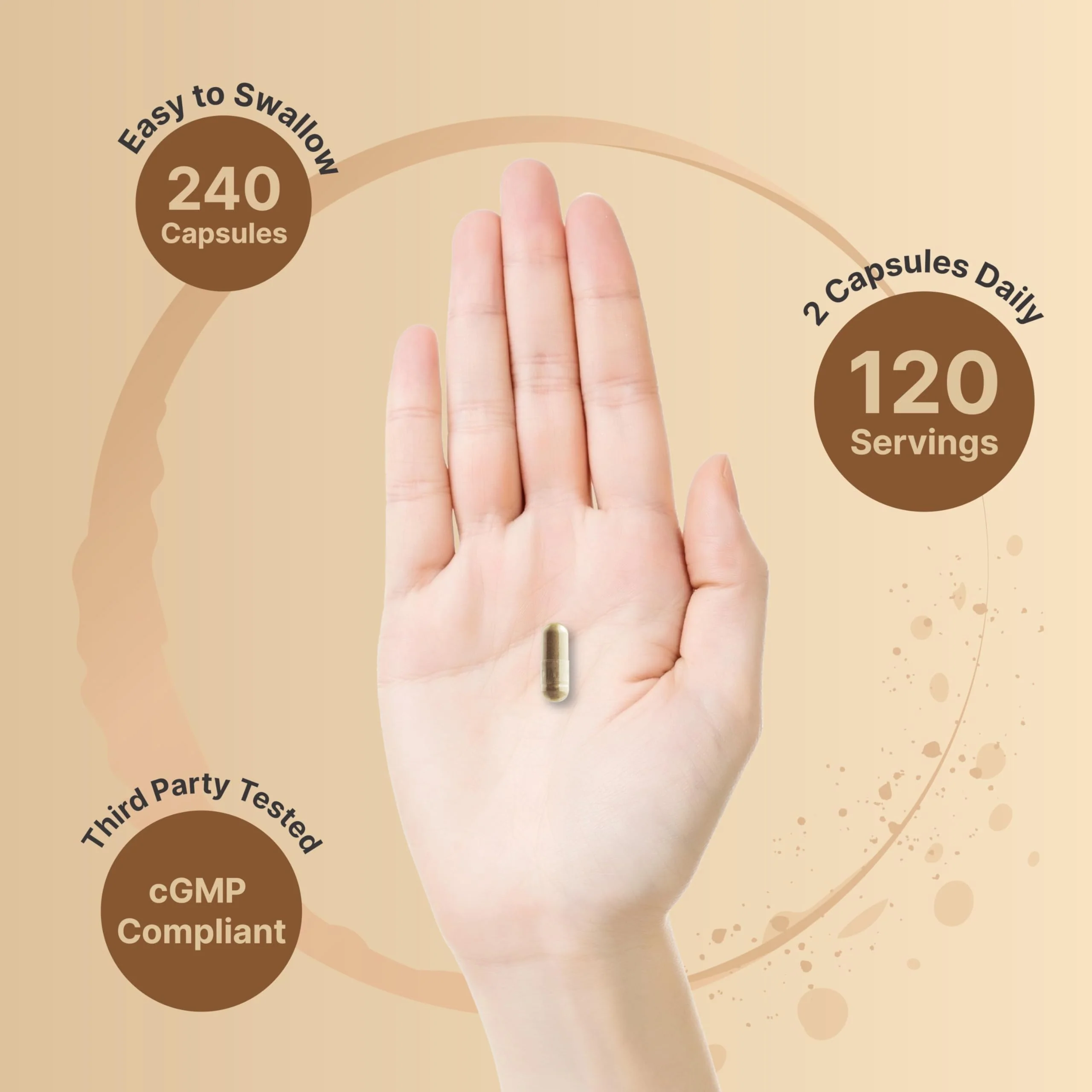 NatureBell Ashwagandha Root with Black Pepper Extract - 240 Capsules - High Strength Adaptogen for Calmness, Relaxation & Immune Support* - Image 6