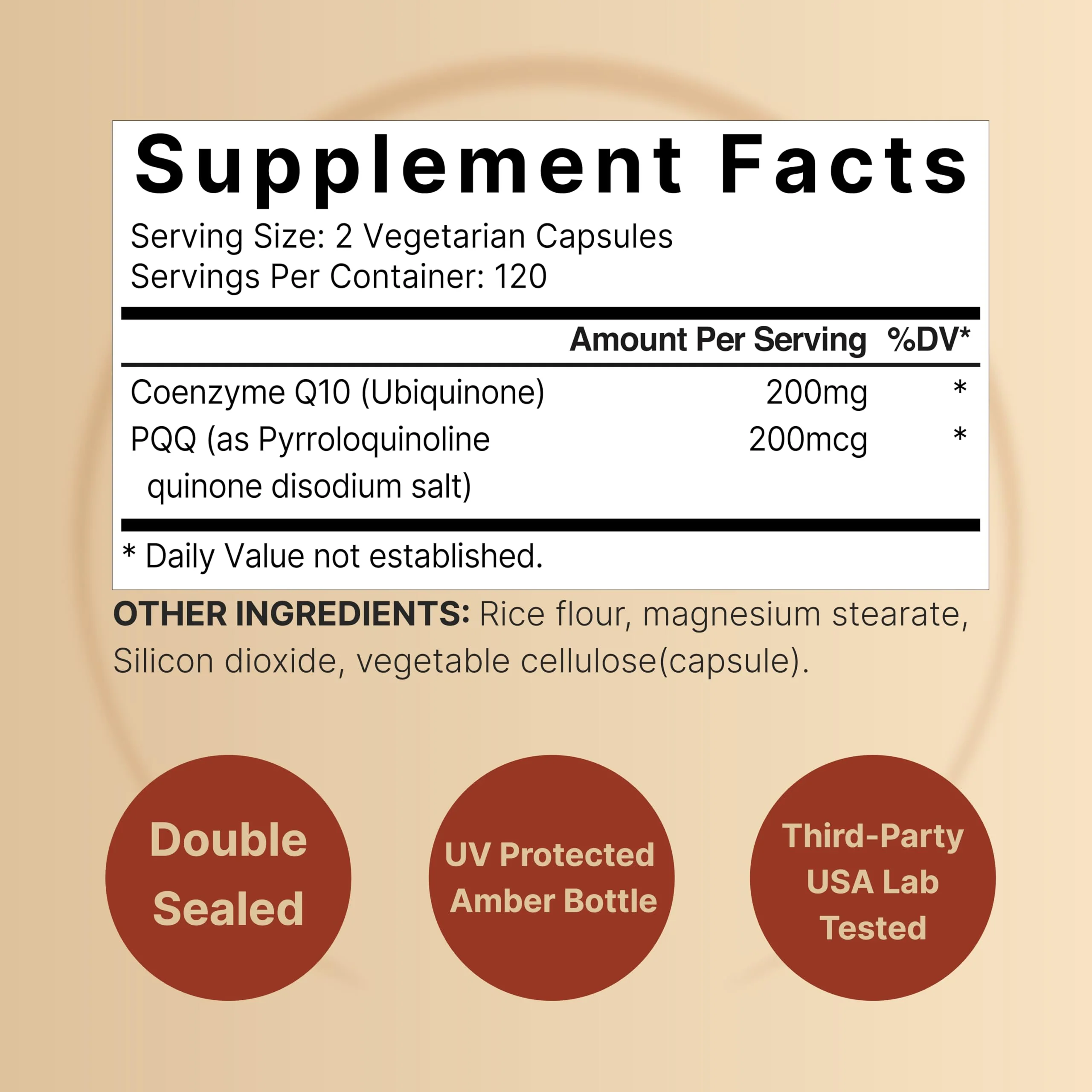NatureBell CoQ10 200mg with PQQ, 240 Veggie Capsules | Stable High Absorption Form – Antioxidant Support for Heart, & Energy Health – Extra Strength Coenzyme Q10 Supplement - Image 8
