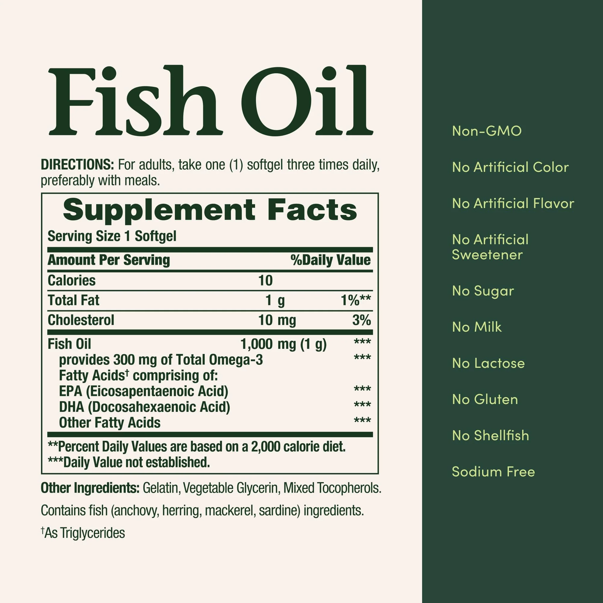 Nature's Bounty Fish Oil, Supports Heart Health, 1000mg, Rapid Release Softgels, 145 Ct (Pack of 3) - Image 5