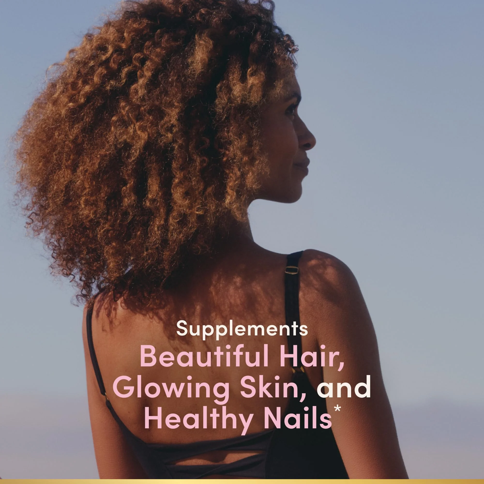 Nature's Bounty Hair, Skin & Nails with Biotin and Collagen, Citrus-Flavored Gummies Vitamin Supplement, Supports Hair, Skin, and Nail Health for Women, 2500 mcg, 80 Ct (2 Pack), 80 Total Servings - Image 3