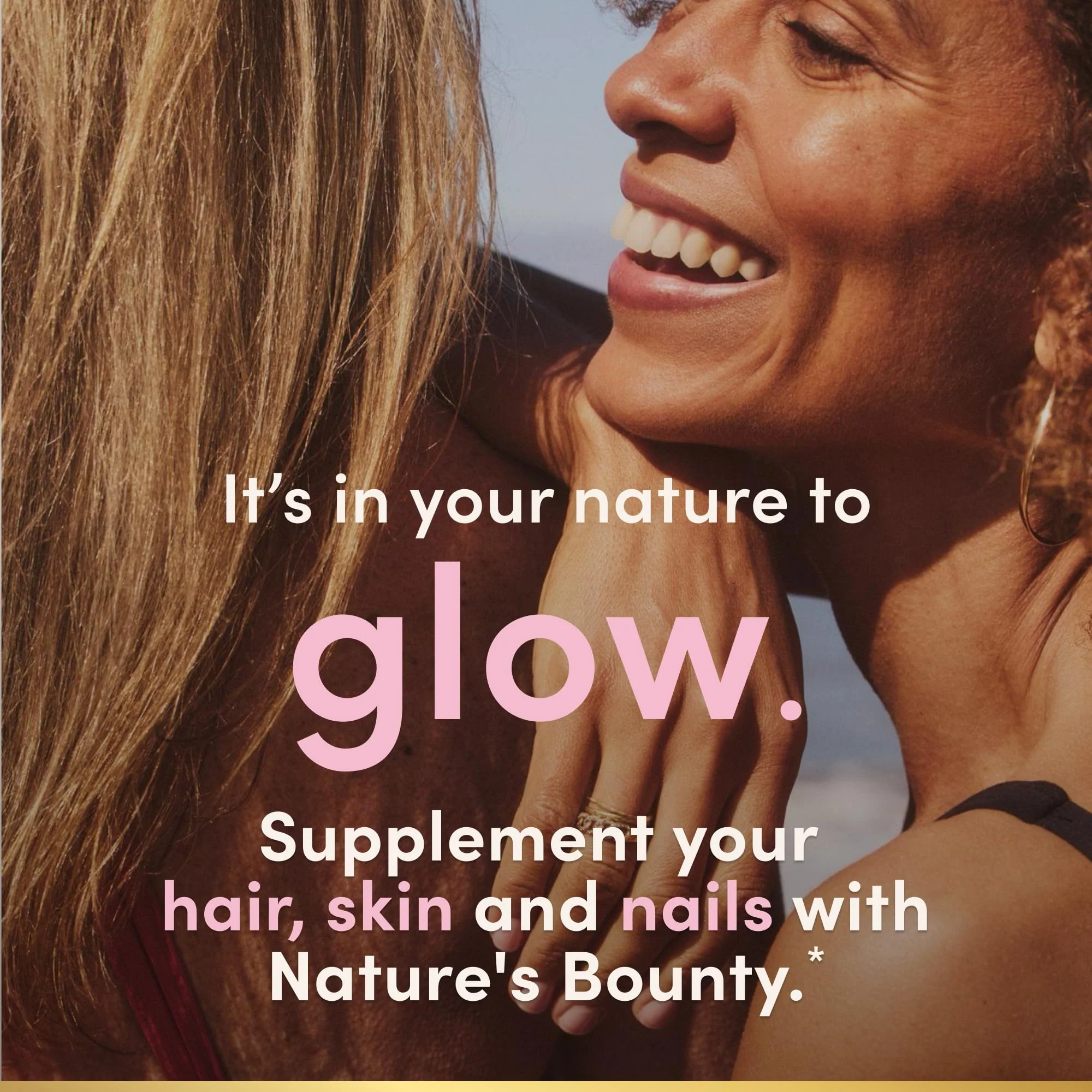 Nature's Bounty Hair, Skin & Nails with Biotin and Collagen, Citrus-Flavored Gummies Vitamin Supplement, Supports Hair, Skin, and Nail Health for Women, 2500 mcg, 80 Ct (2 Pack), 80 Total Servings - Image 5