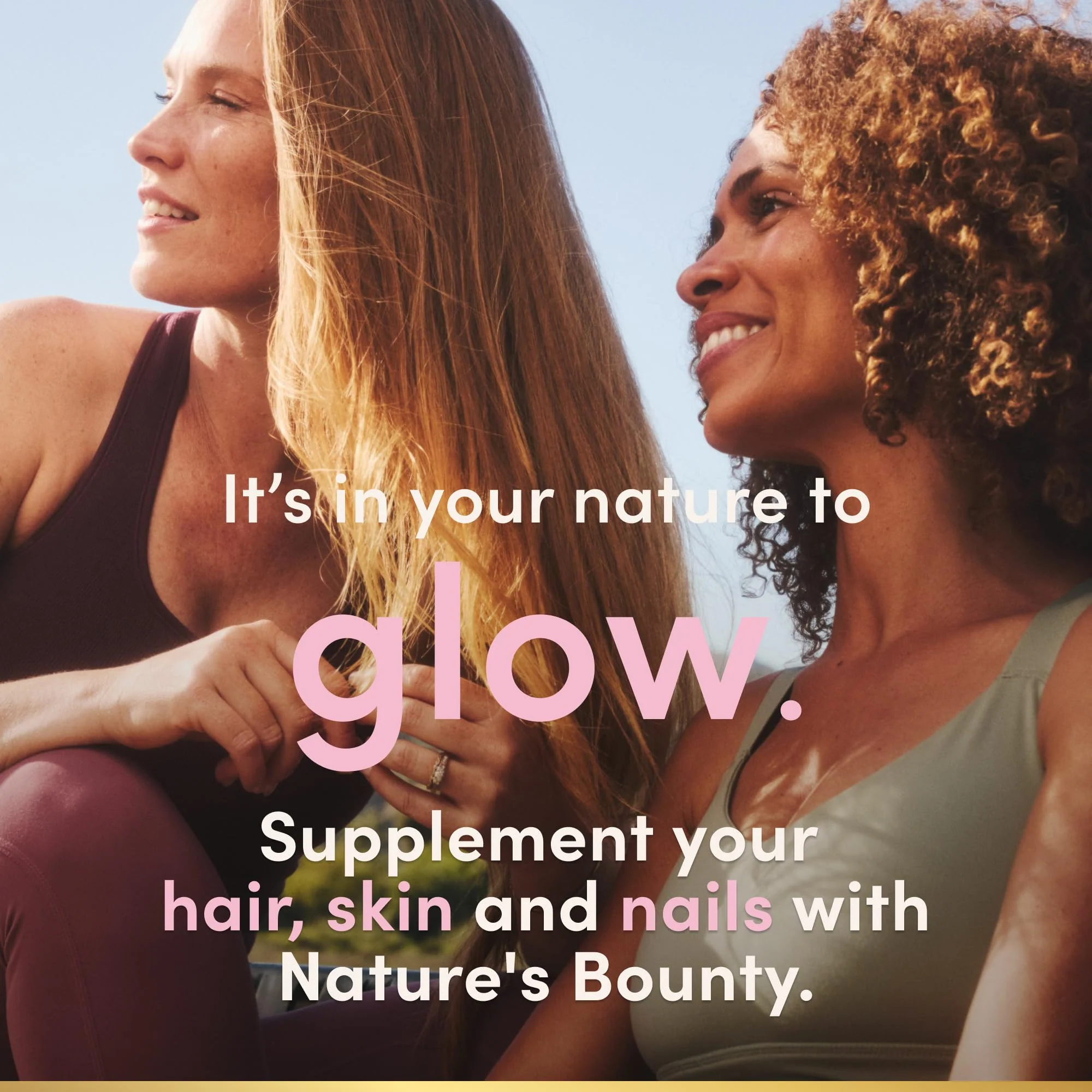 Nature's Bounty Optimal Solutions Hair, Skin and Nails Gummies with Biotin, 2500 mcg, Strawberry Flavored, 200 Count, 100 Total Servings - Image 4