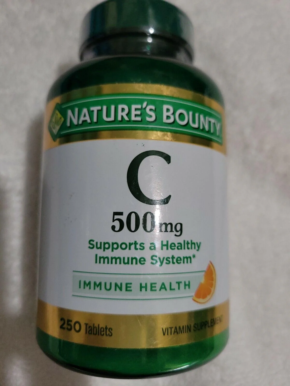 Nature's Bounty Pure Vitamin C 500 mg Tablets 250 Tablets (Pack of 9) - Image 2