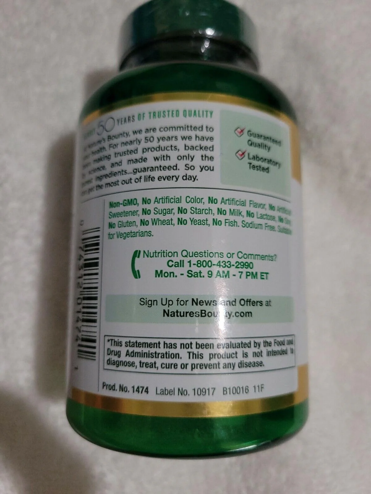Nature's Bounty Pure Vitamin C 500 mg Tablets 250 Tablets (Pack of 9) - Image 4