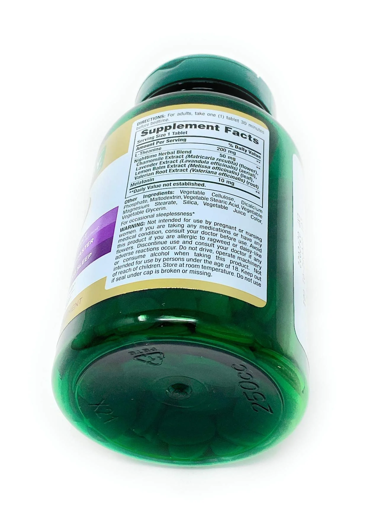 Nature's Bounty Sleep3 10mg. Melatonin, 120 Tablets - Image 3