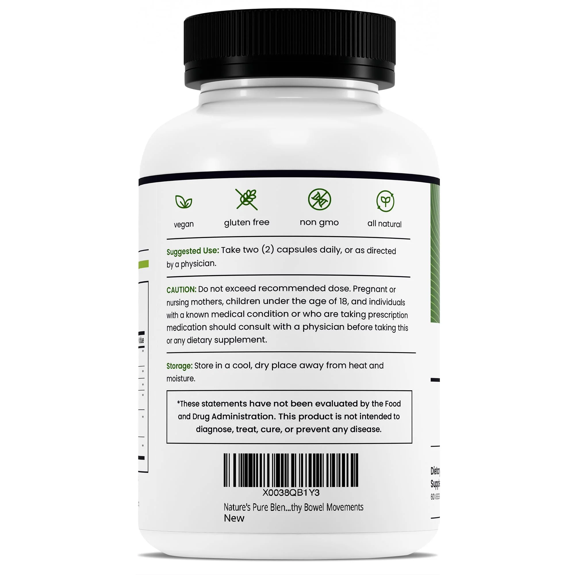 Nature's Pure Blend Active Detox Cleanse – Organic Turmeric Supplement with Apple Cider Vinegar for Digestive Support – Body Detox for Men to Promote Balance & Vitality – Green Tea & Milk Thistle - Image 2