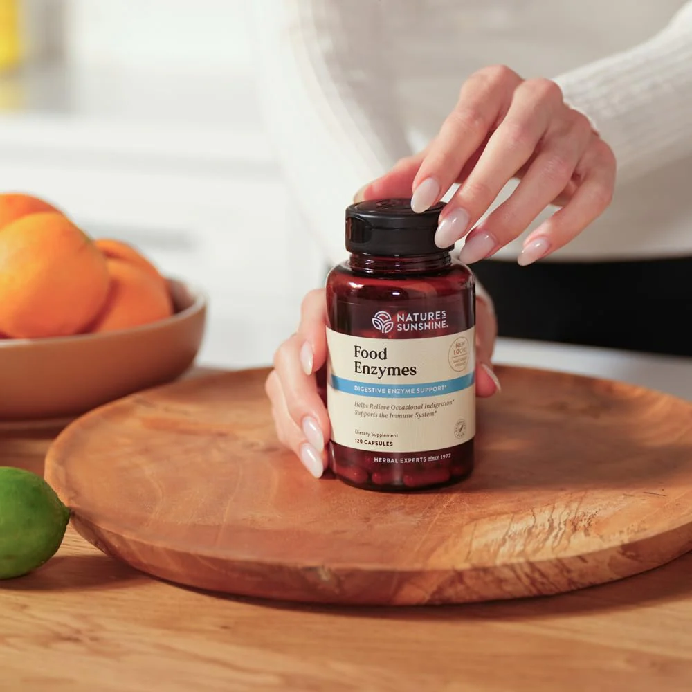 Nature's Sunshine Food Enzymes - Digestive Support with Prebiotics and Probiotics for Gut Health - Digestive Enzyme Supplement for Digestive Health and Relief from Occasional Indigestion - Image 5