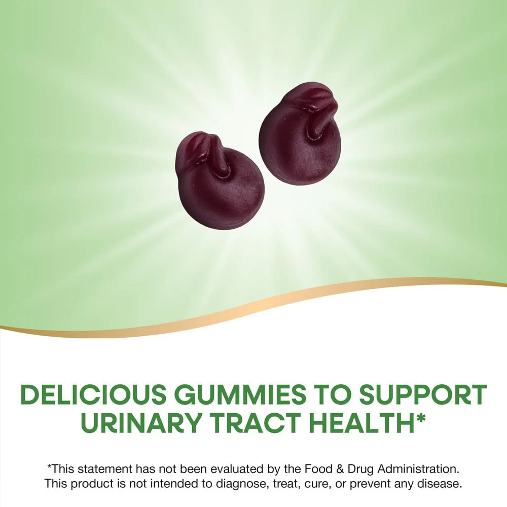 Nature's Way CranRx Gummy Urinary Health BioActive Cranberry + D-Manonse + Vitamin C, 60 Gummies - Image 6