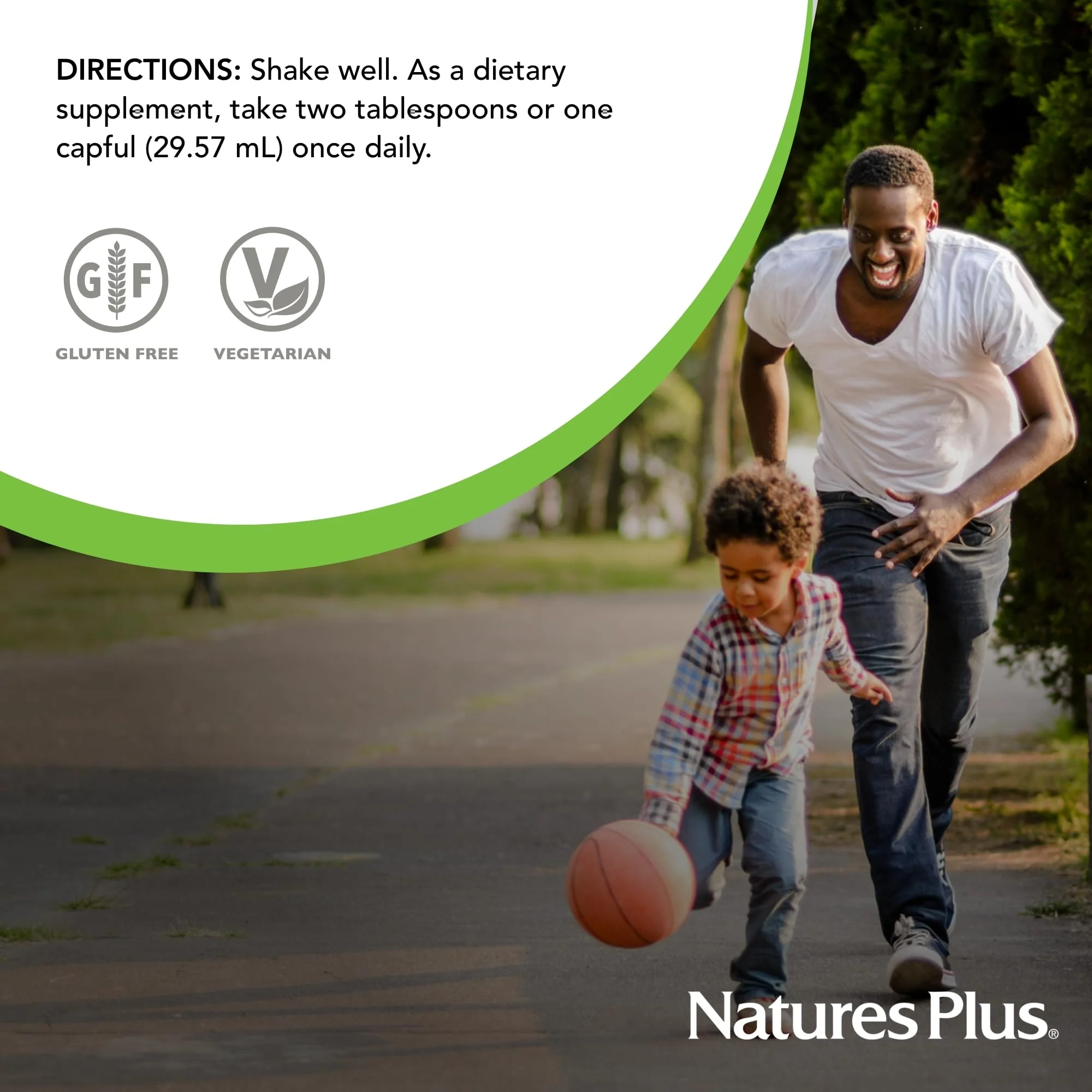 NaturesPlus Source of Life Liquid - 30 fl oz - Tropical Fruit Flavor - Wholefood Supplement, Energy Booster, Antioxidant - Vegetarian, Gluten-Free - 30 Servings - Image 2