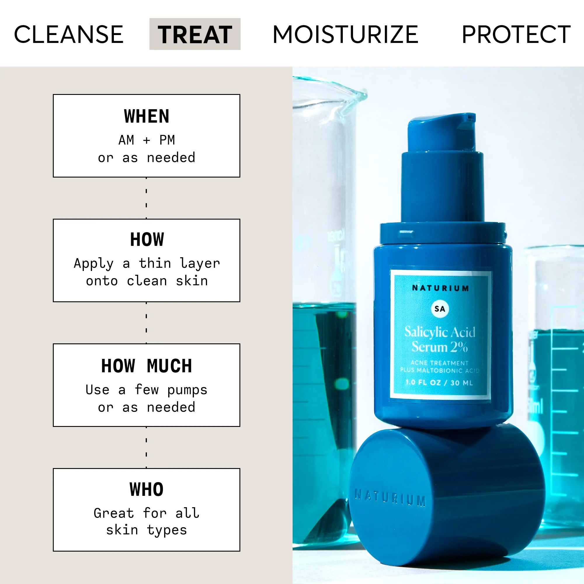 Naturium Salicylic Acid Serum 2%, Blemish Treatment with Maltobionic Acid, 1 oz - Image 4