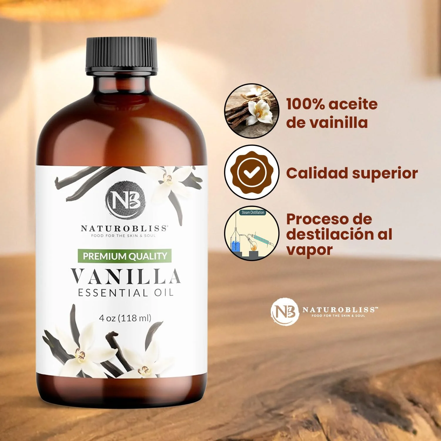 NaturoBliss Vanilla Essential Oil (4oz) Premium Quality - Image 9