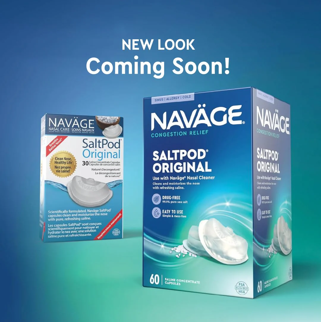 Navage® Salt Pods Refills (90 SaltPods) - Pre-Measured Saline Nasal Original Pods, Clear Mucus, Irritants & Allergens for Breathable, Comfortable Sinuses - Designed Nasal Irrigation System - Image 2