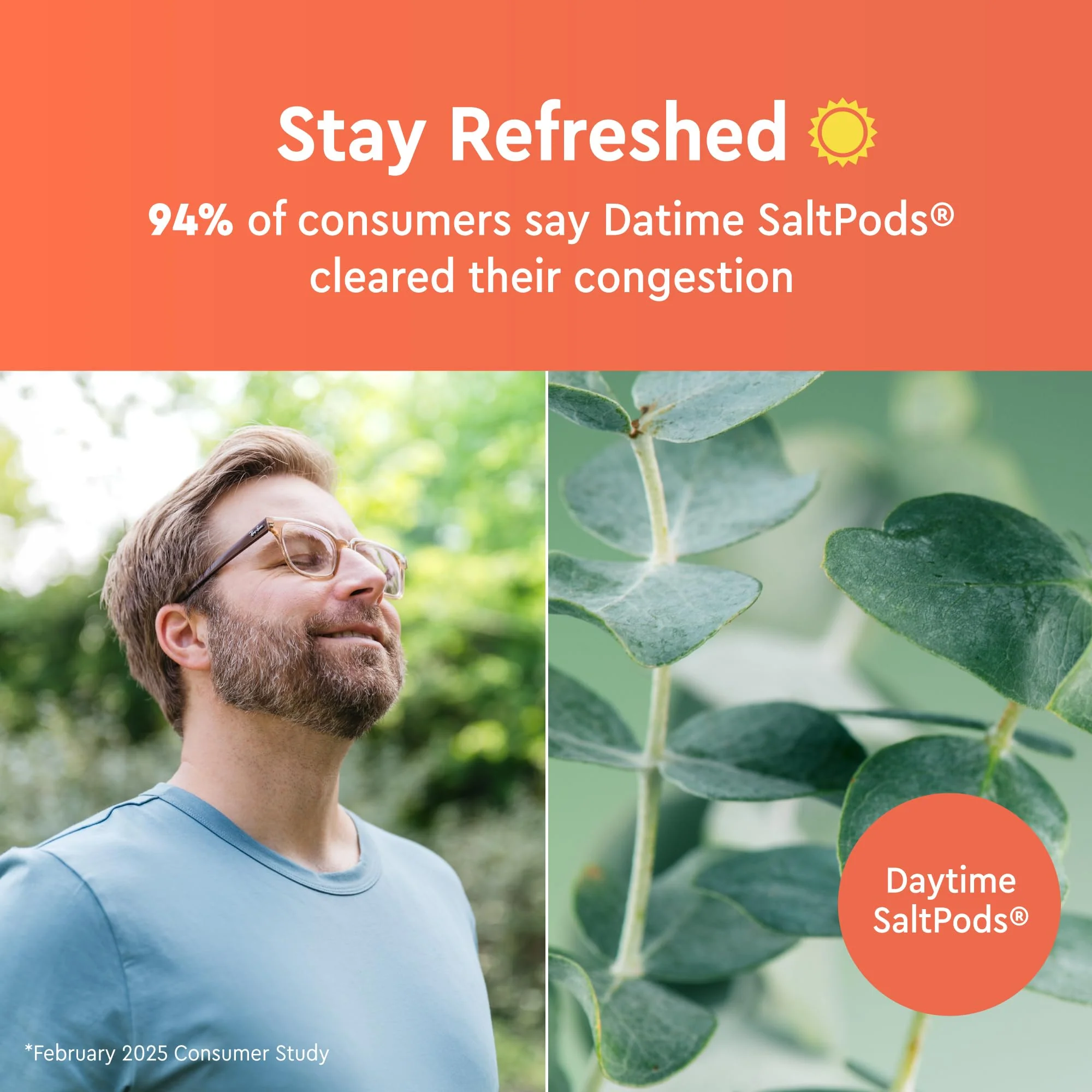 Navage® Salt Pods Refills Daytime & Nighttime 3 30-Packs (45 Each Variety) - Morning & Night Congestion Relief, Designed for the Nose Cleaner, Sinus Rinse for Better Breathing Around The Clock - Image 2