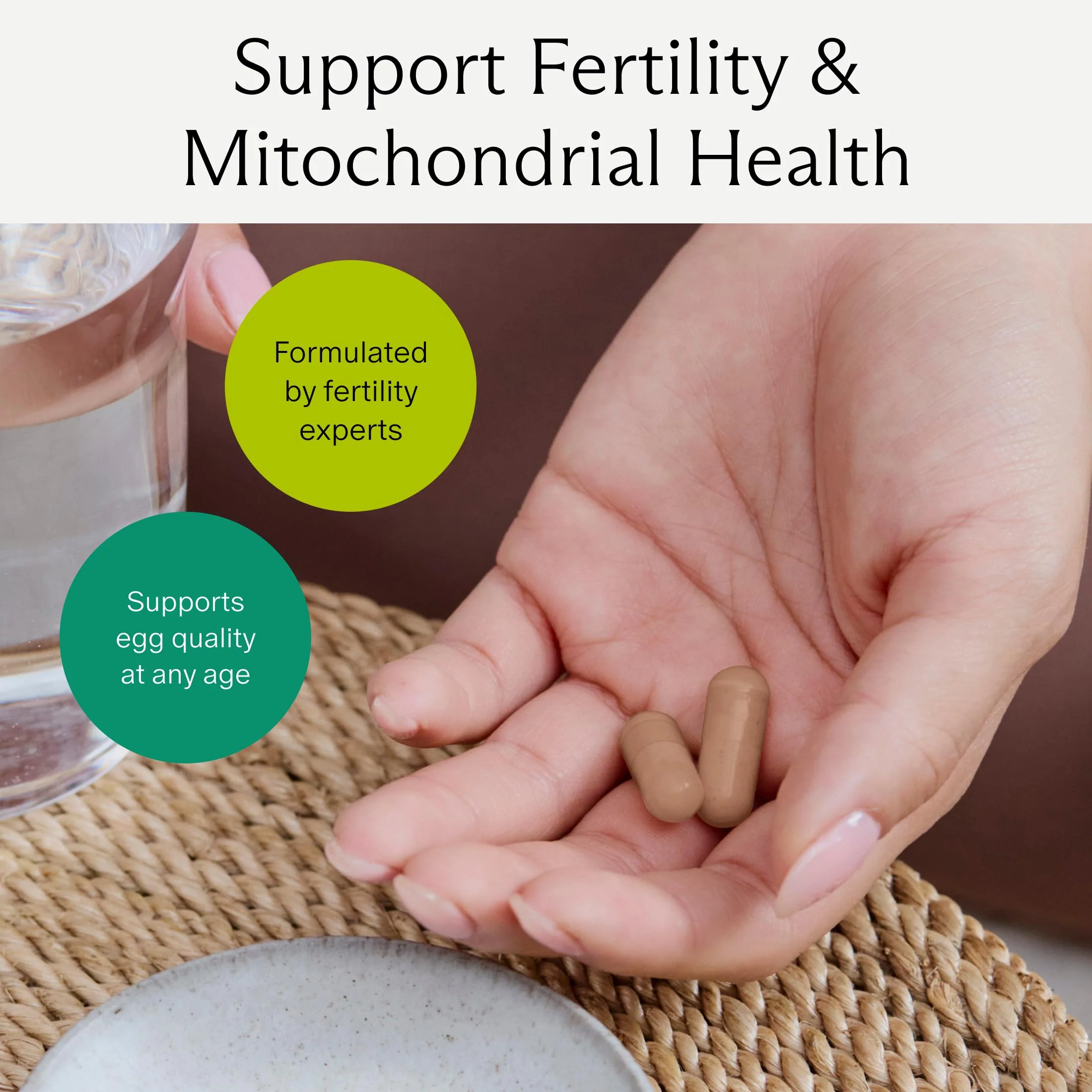 Needed. Egg Quality Support - Optimally Formulated Antioxidants Supplement for Egg Quality - Fertility Support - Fertility Supplement for Women - 60 Capsules - 30 Day Supply - Image 5
