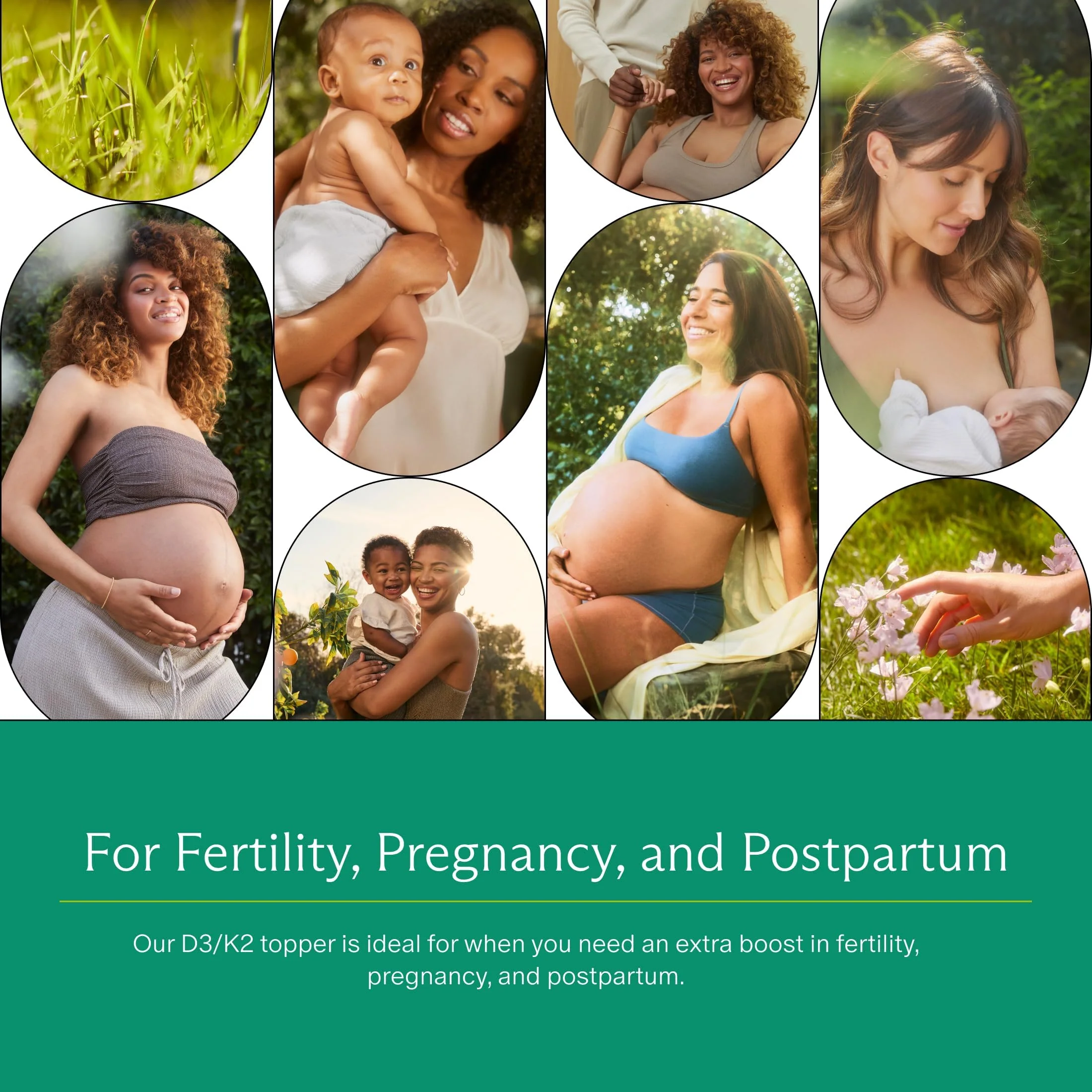 Needed. Expertly-Formulated Prenatal Vitamin D3/K2 | for Fertility, Pregnancy Breastfeeding, and Postpartum, Healthy Immunity and Bone Development, Supports Breast Milk Vitamin D Levels | 60 Capsules - Image 4