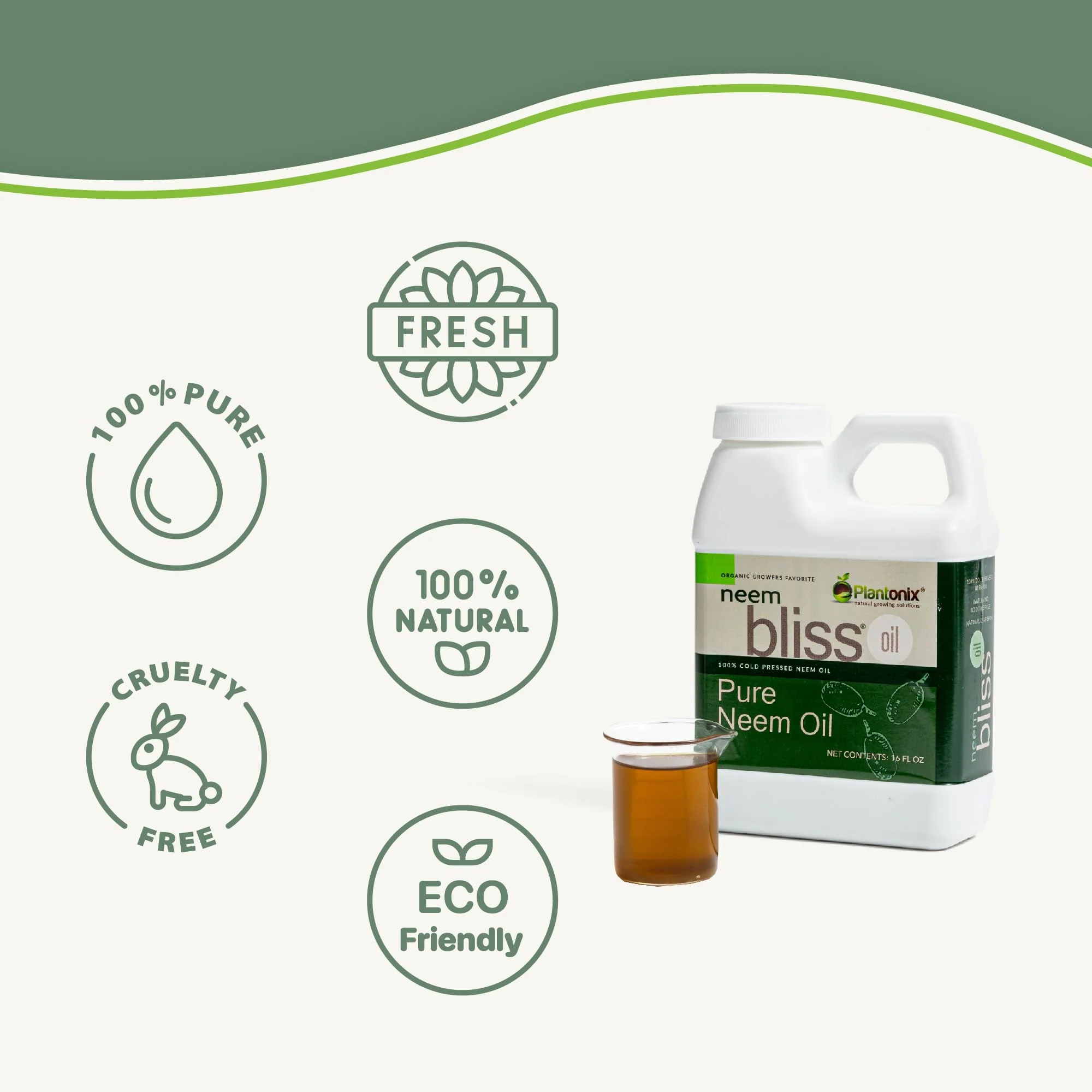 Neem Bliss (32 Fl Oz) - Pure Neem Oil Concentrate - 100% Cold Pressed Neem Oil - All-Natural Neem Oil Concentrate - Pure Neem Oil Extract - Unrefined Neem Oil for Hair - Neem Seed Oil Concentrate - Image 3