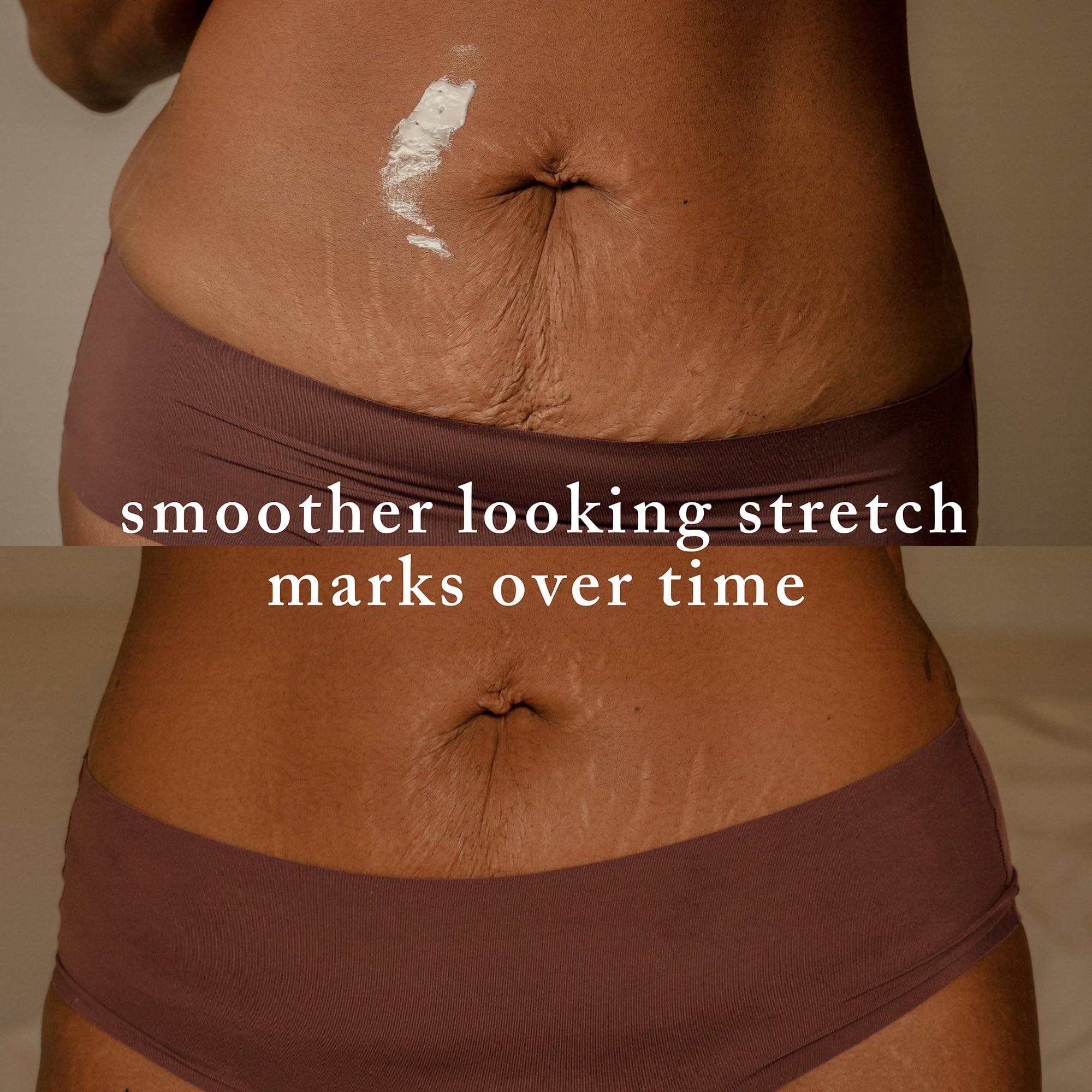 Nemah Stretch Mark Cream for Pregnancy, Moisturizing Belly Cream with Algaktiv UpLift, Shea Butter & Macadamia Oil, Pregnancy Body Cream for Belly, Hips & Thighs, 3.4 oz - Image 2
