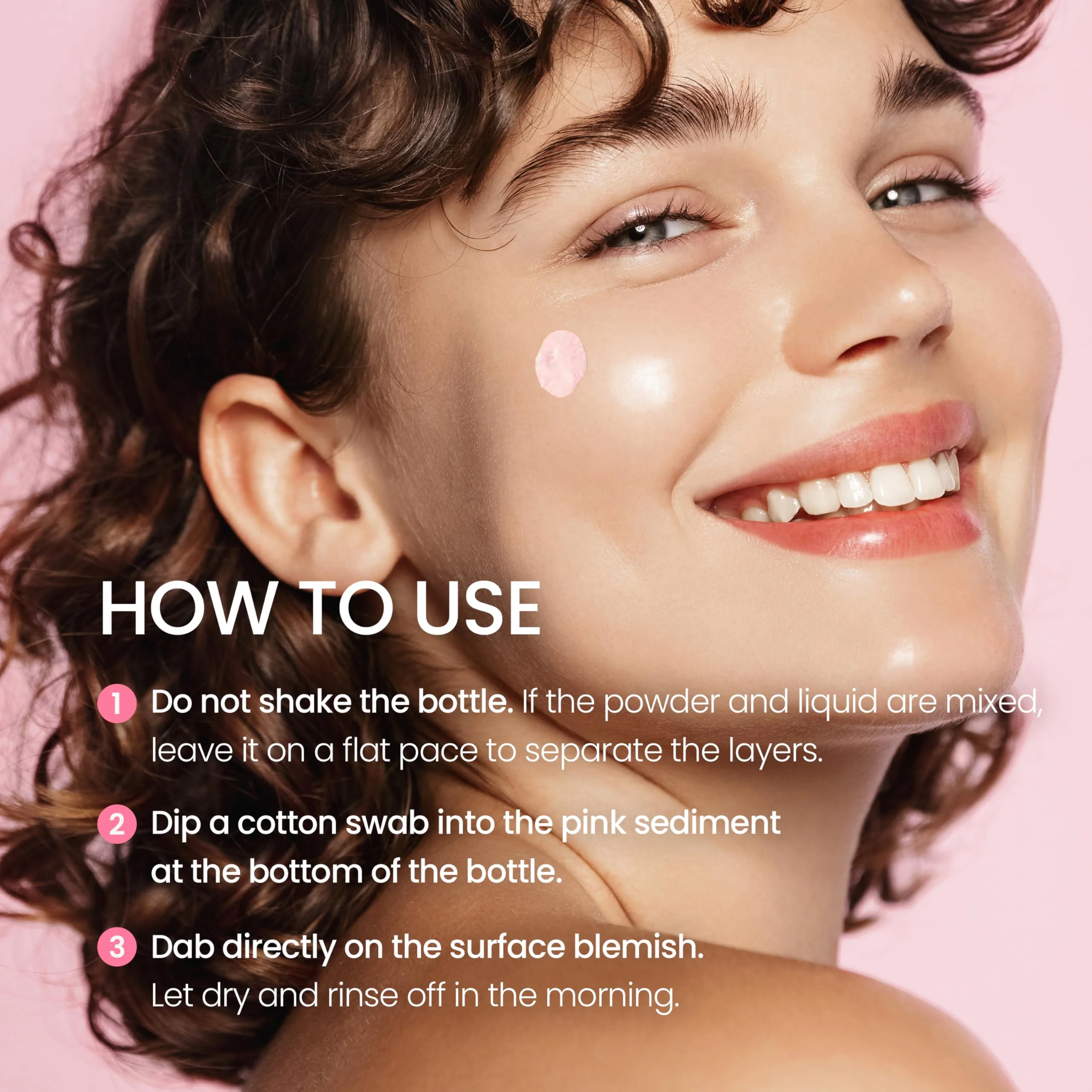 NEOGEN A-Clear Soothing Pink Eraser, Spot Care, Blemish Care, Korean Skin Care, Pink Pimple Drying Power, Calamine Powder, Nighttime Spot for Face and Skin (0.50 Fl Oz) - Image 2