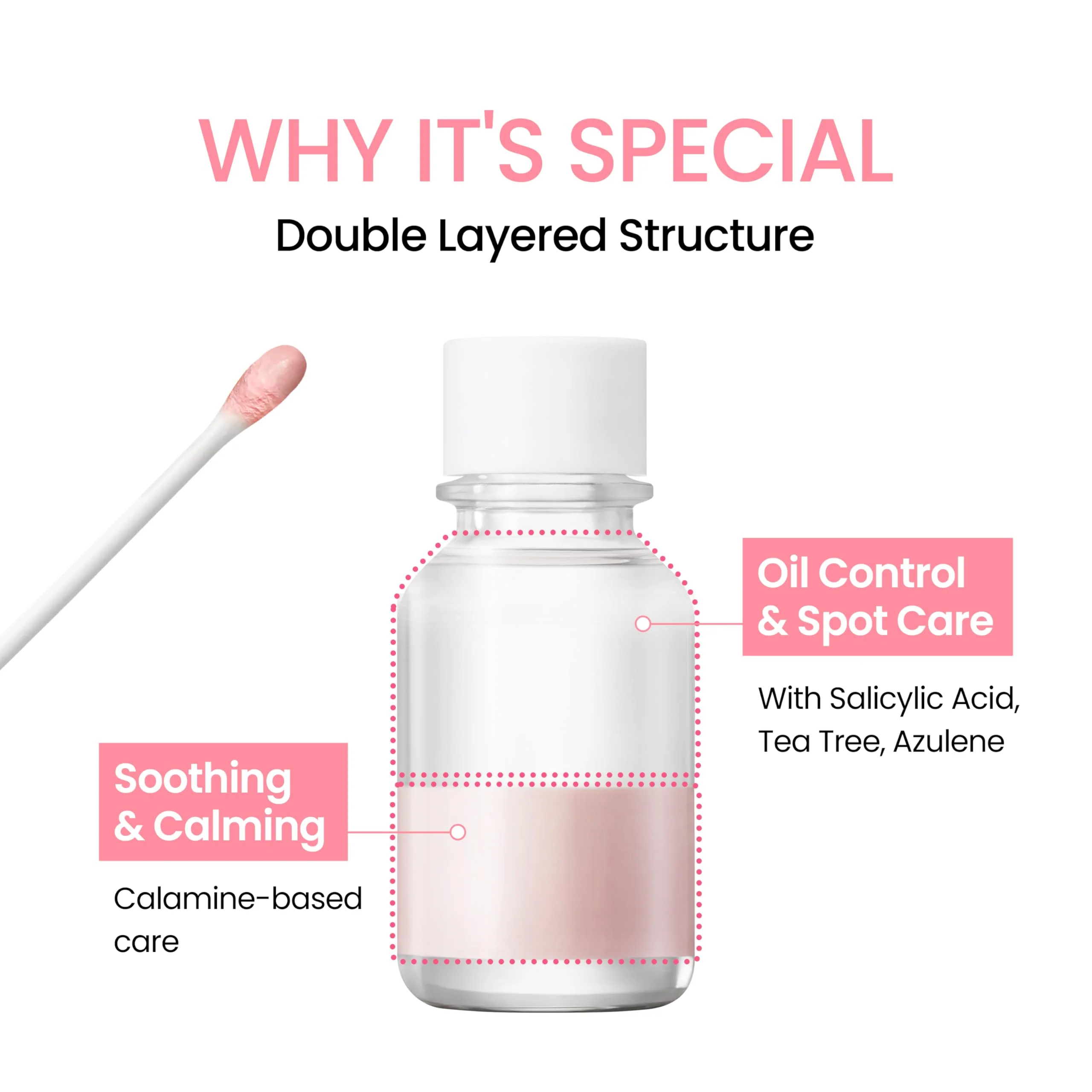 NEOGEN A-Clear Soothing Pink Eraser, Spot Care, Blemish Care, Korean Skin Care, Pink Pimple Drying Power, Calamine Powder, Nighttime Spot for Face and Skin (0.50 Fl Oz) - Image 4