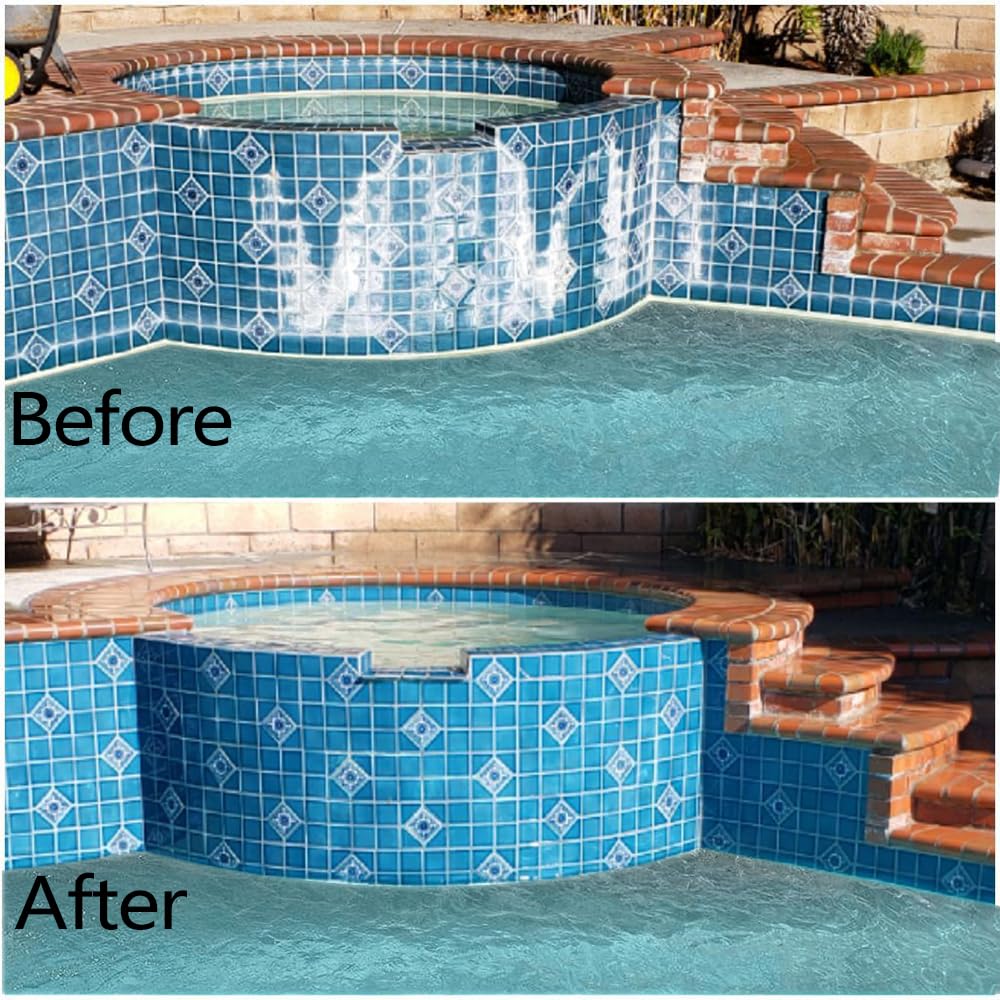 NEOHATION Pool Pumice Stone and 5 inch Stainless Steel Pool Brush Kit with EZ-Clip Handle to Reomve Erase Rust Stain Spot in Concrete Plaster Pool Spa and Calcium Deposit on Pool Tile, BPST01 - Image 4
