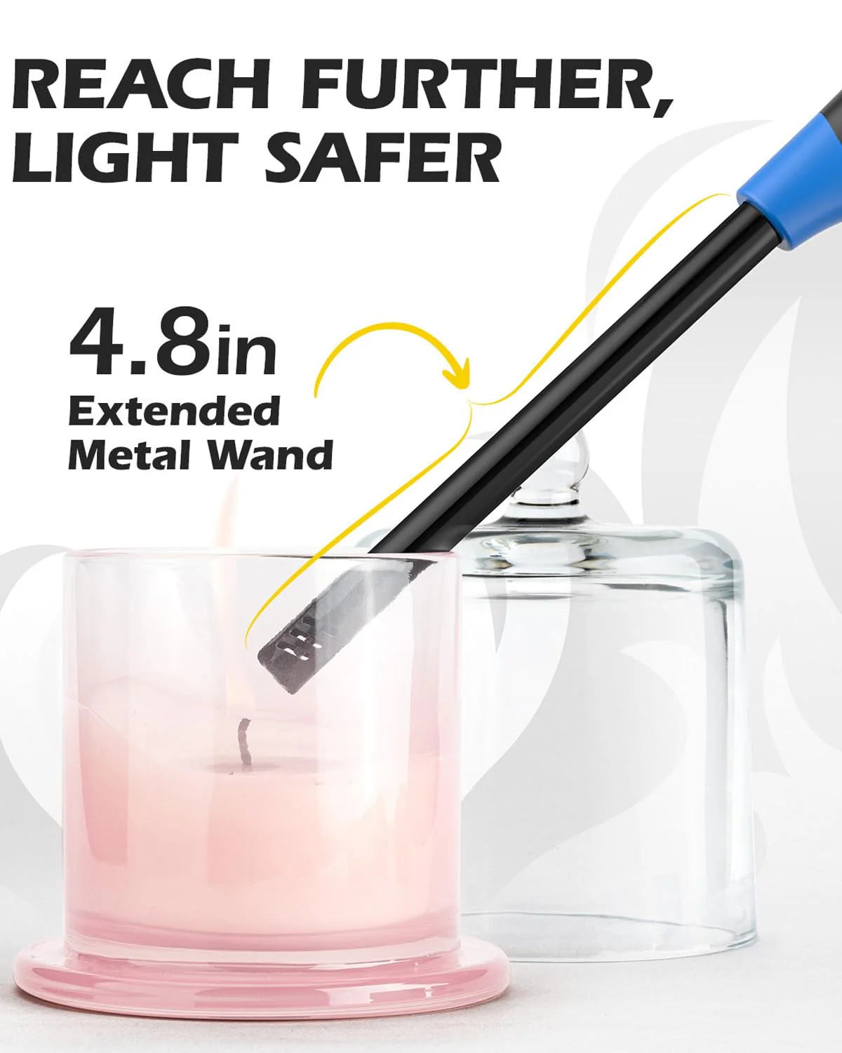 NEON Lighter, Refillable Butane Candle Lighter, 24 Pack Multi-Purpose Reusable Lighters with Long Metal Wand and Adjustable Soft Flame for BBQ, Grill, Stove, Camping, Hiking, Fireplaces, Kitchen - Image 7