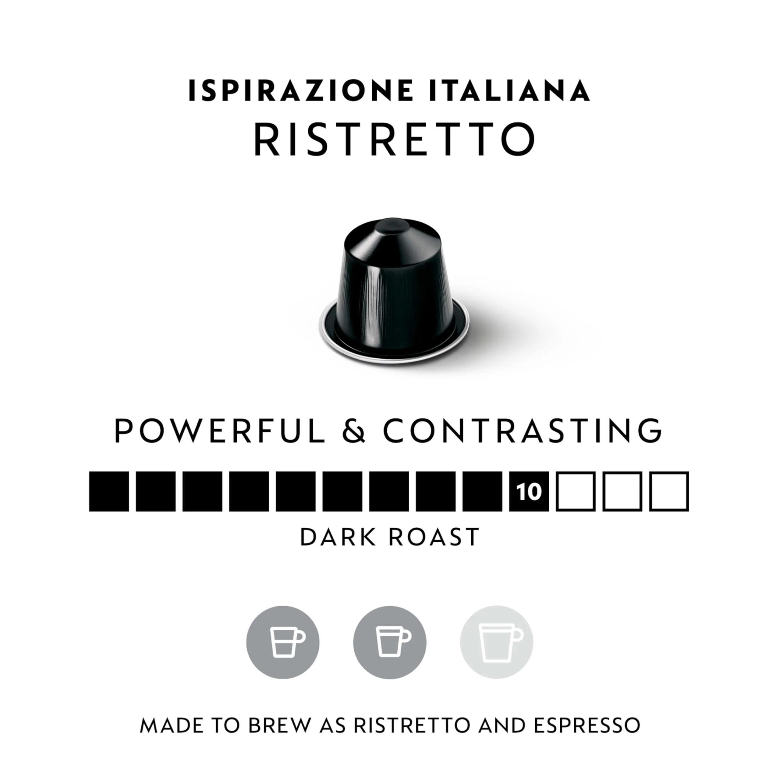 Nespresso Caffe 50 x Ristretto Capsules - Original - Image 7