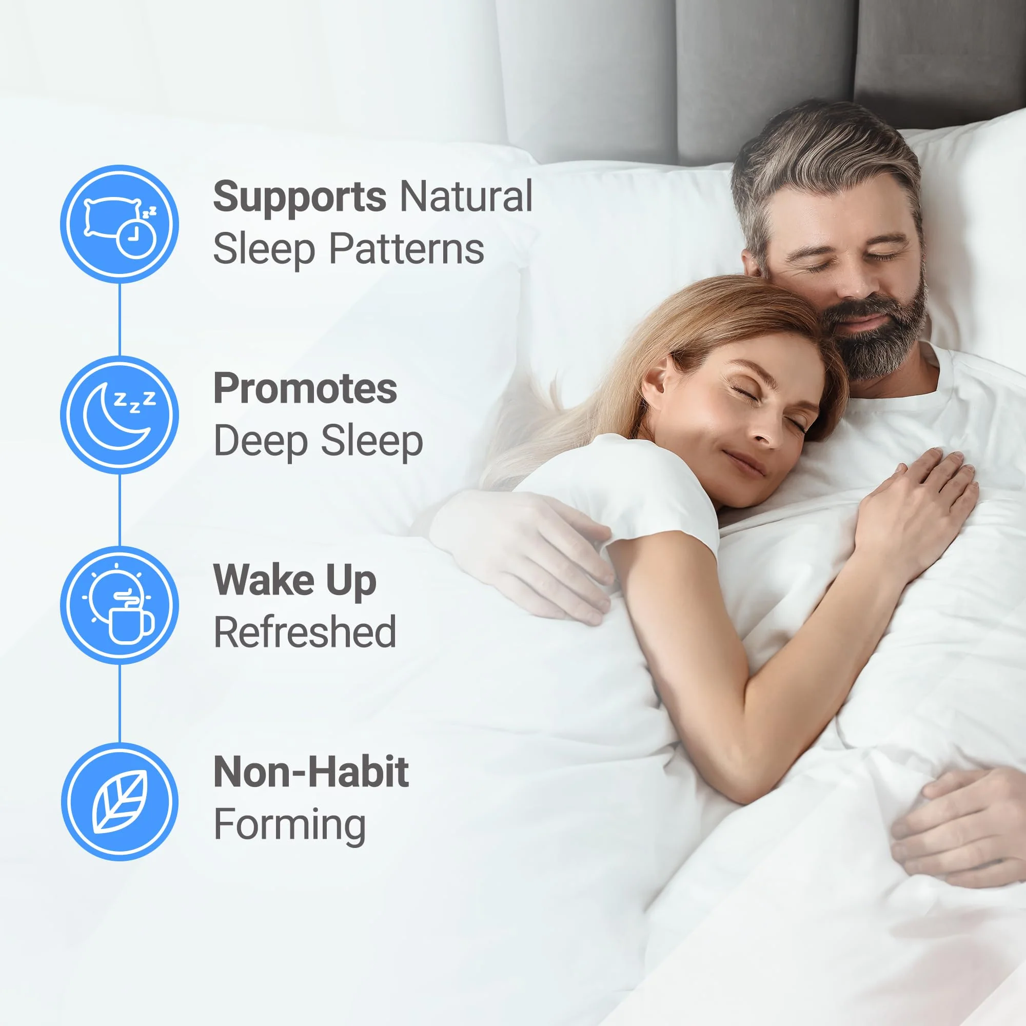 Nested Naturals Luna Melatonin-Free - Non-Habit Forming Herbal Sleep Supplement - Adult Bedtime Support, Help Sleeping w/Chamomile, Valerian, L-Theanine - 120 Vegan Capsules - Image 3