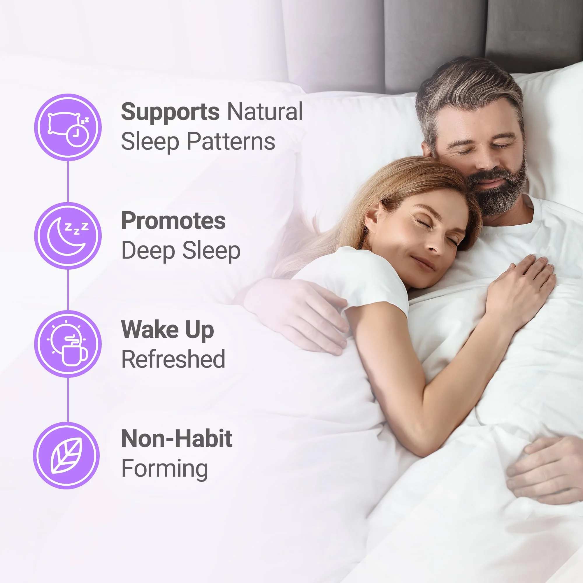 Nested Naturals Luna Sleep Aid - Non-Habit Forming Natural Sleeping Pills for Adults with Naturally Sourced Ingredients - Valerian Root, Melatonin, Chamomile, Lemon Balm, and More - 120 Vegan Capsules - Image 3