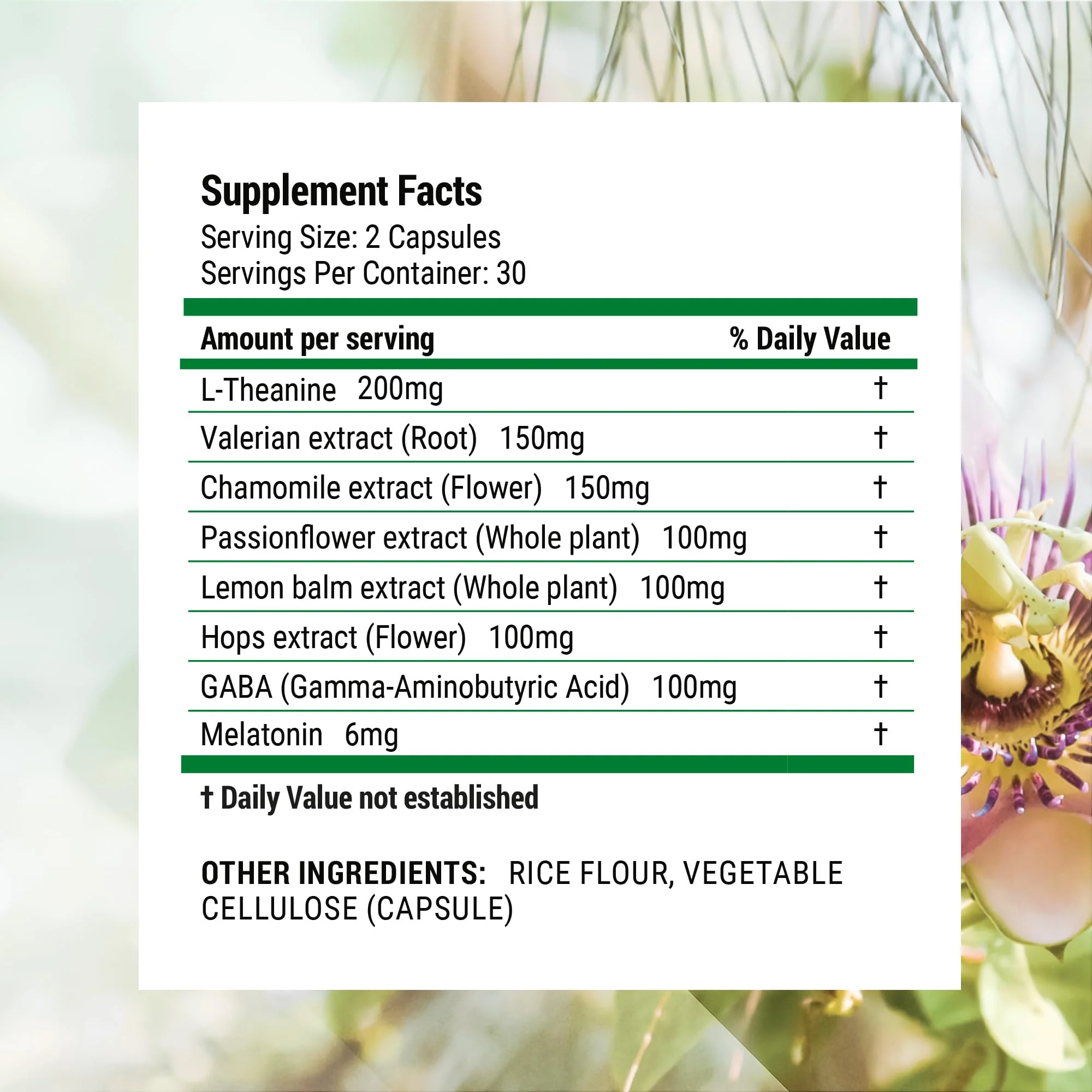 Nested Naturals Luna Sleep Aid - Non-Habit Forming Natural Sleeping Pills for Adults with Naturally Sourced Ingredients - Valerian Root, Melatonin, Chamomile, Lemon Balm, and More - 120 Vegan Capsules - Image 7