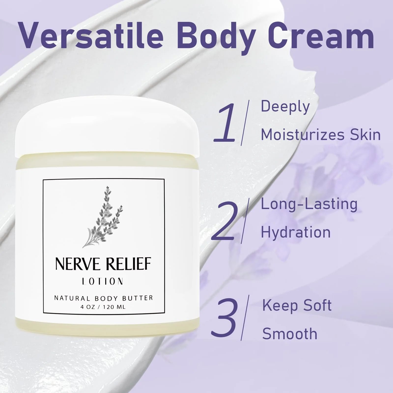 Neuropathy Cream, Magnesium Cream Lotion for Sleep Feet with Arnica, Soothing Relief Relaxation with Natural Magnesium Ingredients Oasis for Sleep Night Bear in Mind for Mama Women Men,1 Pack - Image 5