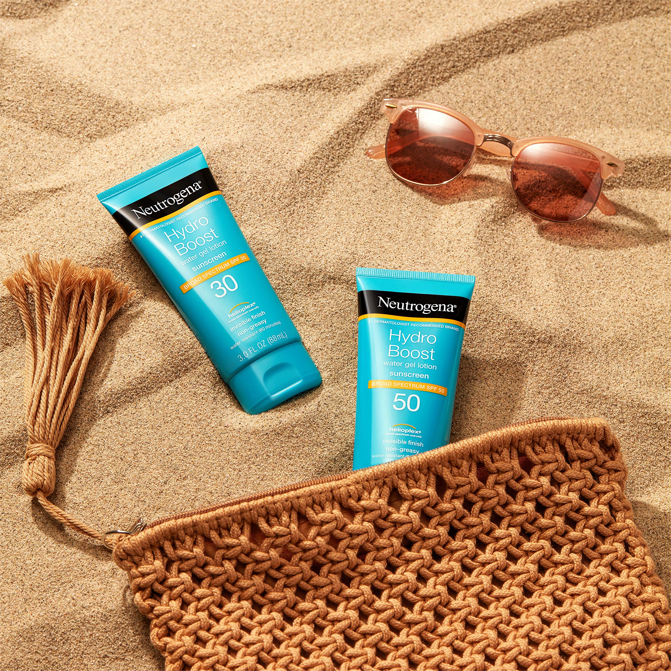 Neutrogena Hydro Boost Water Gel Non-Greasy Moisturizing Sunscreen Lotion with Broad Spectrum SPF 30, Water-Resistant Hydrating Sunscreen Lotion, 5 fl. Oz - Image 6
