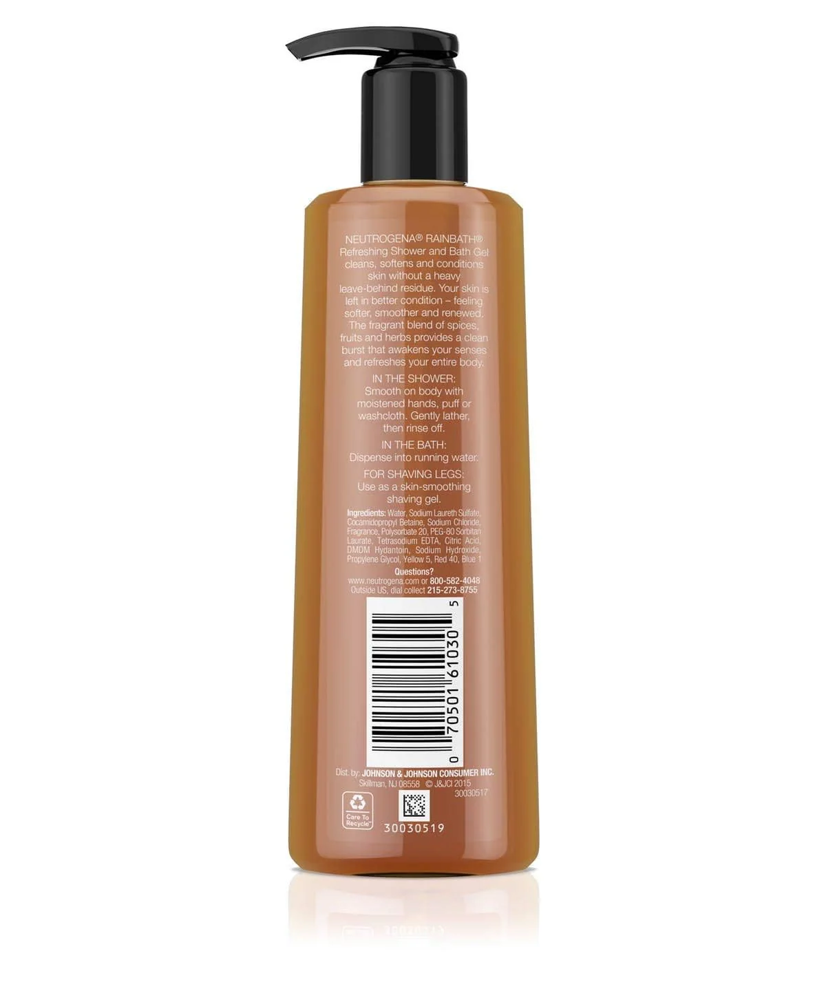 Neutrogena Rainbath Refreshing and Cleansing Shower and Bath Gel, Moisturizing Body Wash and Shaving Gel with Clean Rinsing Lather, Original Scent, 8.5 fl. oz (Pack of 2) - Image 2