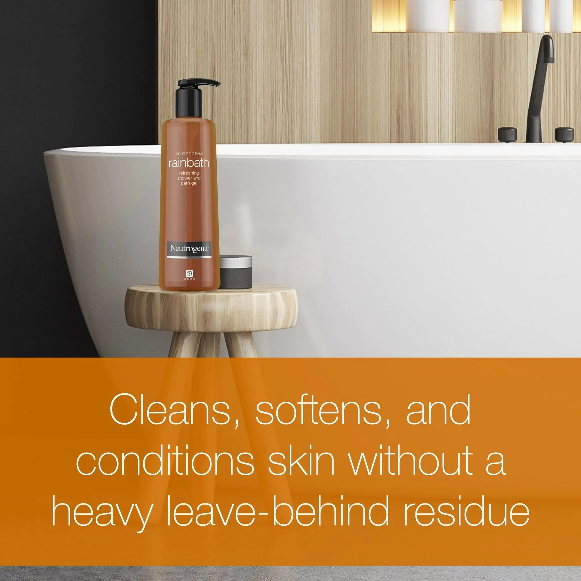 Neutrogena Rainbath Refreshing and Cleansing Shower and Bath Gel, Moisturizing Body Wash and Shaving Gel with Clean Rinsing Lather, Original Scent, 8.5 fl. oz (Pack of 2) - Image 7