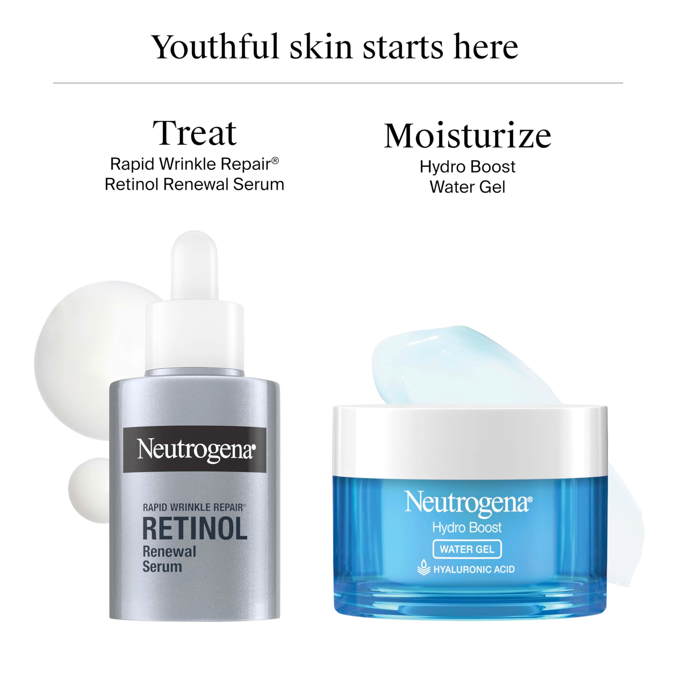 Neutrogena Rapid Wrinkle Repair Retinol Renewal Serum, Lightweight Anti-Aging Facial Serum with Pure Retinol & Antioxidants to Improve Wrinkles, Dullness & Dark Spots, 1 fl oz - Image 4
