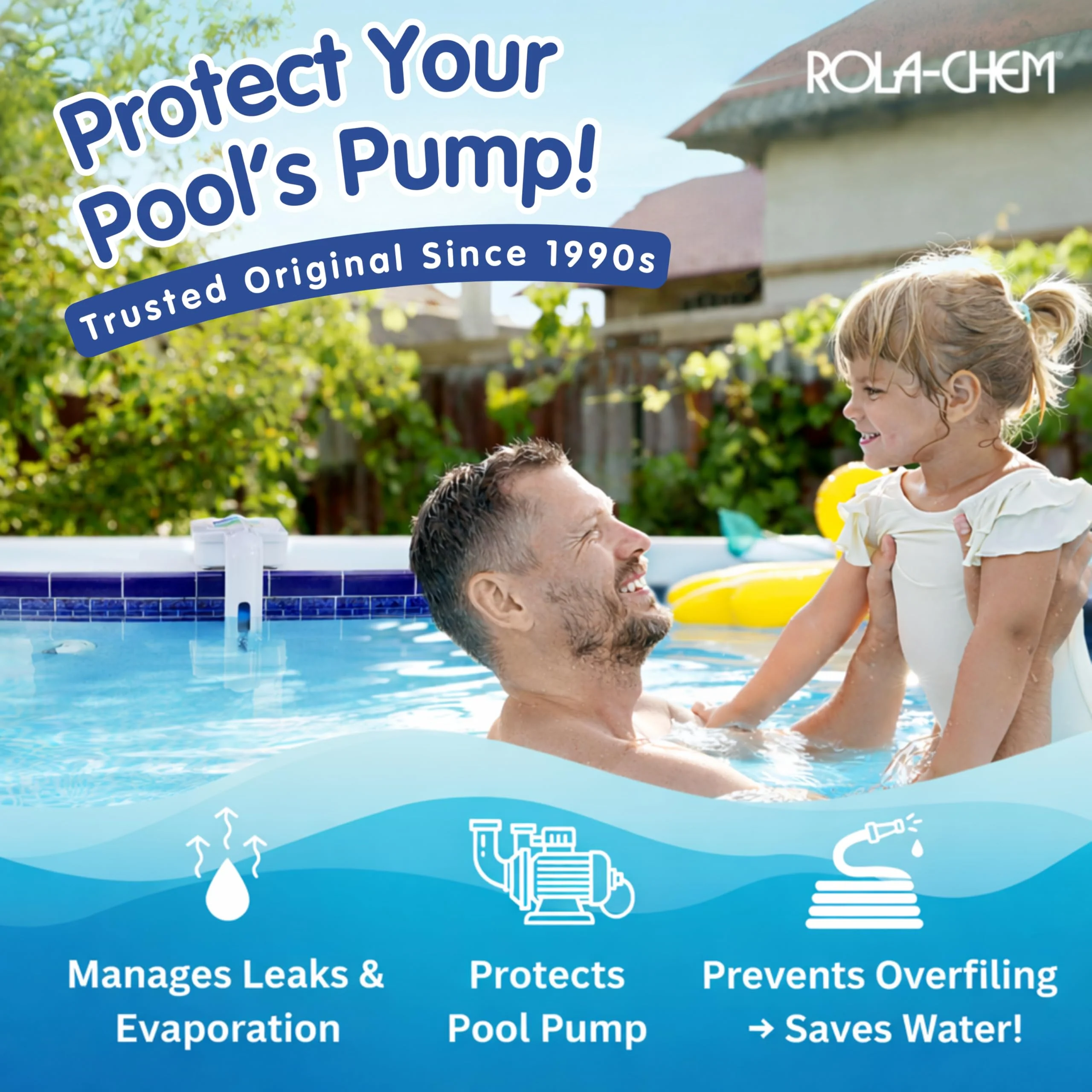 New Rola‑Chem Pool Sentry M‑3000 Automatic Pool Filler – Automatic Water Leveler for Inground & Above‑Ground Pools, Ponds & Spas – Auto Pool Filler with Adjustable Float Valve - Image 4