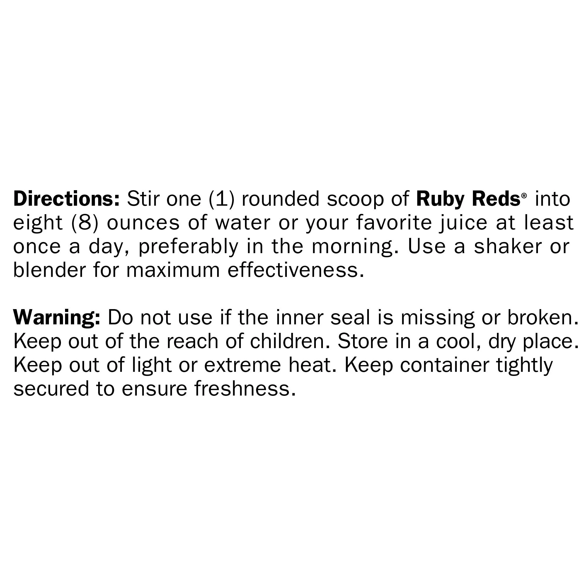 New Vitality Ruby Reds | Delicious Reds Powder Fruit & Vegetable Supplement with Potent Vitamins, Minerals, Enzymes, Herbs, Nutrients and Probiotics for Overall Health 11 oz. (30 Servings) - Image 8
