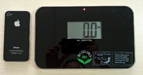 NewlineNY Step-on Super Mini Smallest Travel Bathroom Scale with Protection Sleeve: SBB0638SM-BK+S001MG - Image 6