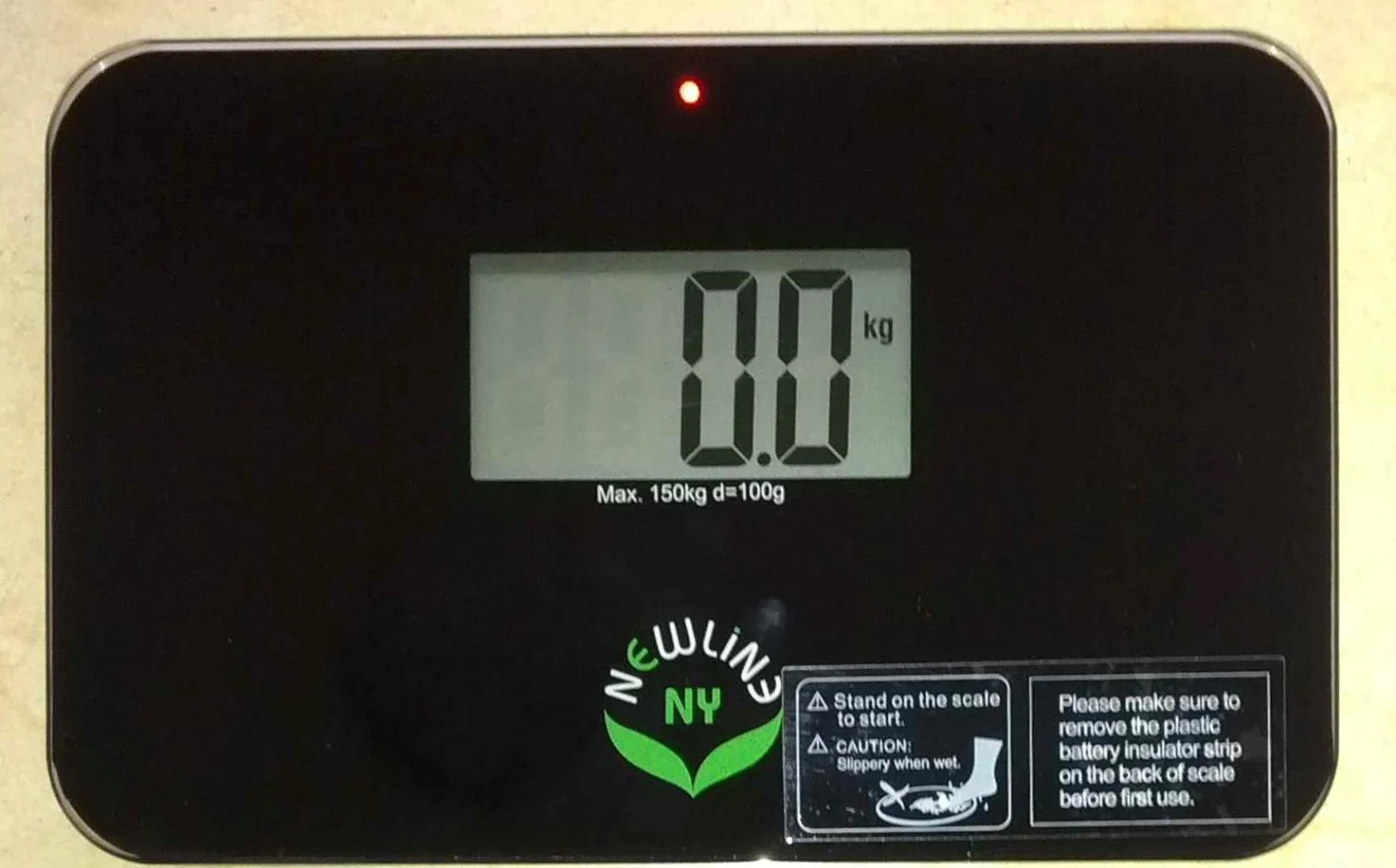 NewlineNY Step-on Super Mini Smallest Travel Bathroom Scale with Protection Sleeve: SBB0638SM-BK+S001MG - Image 7