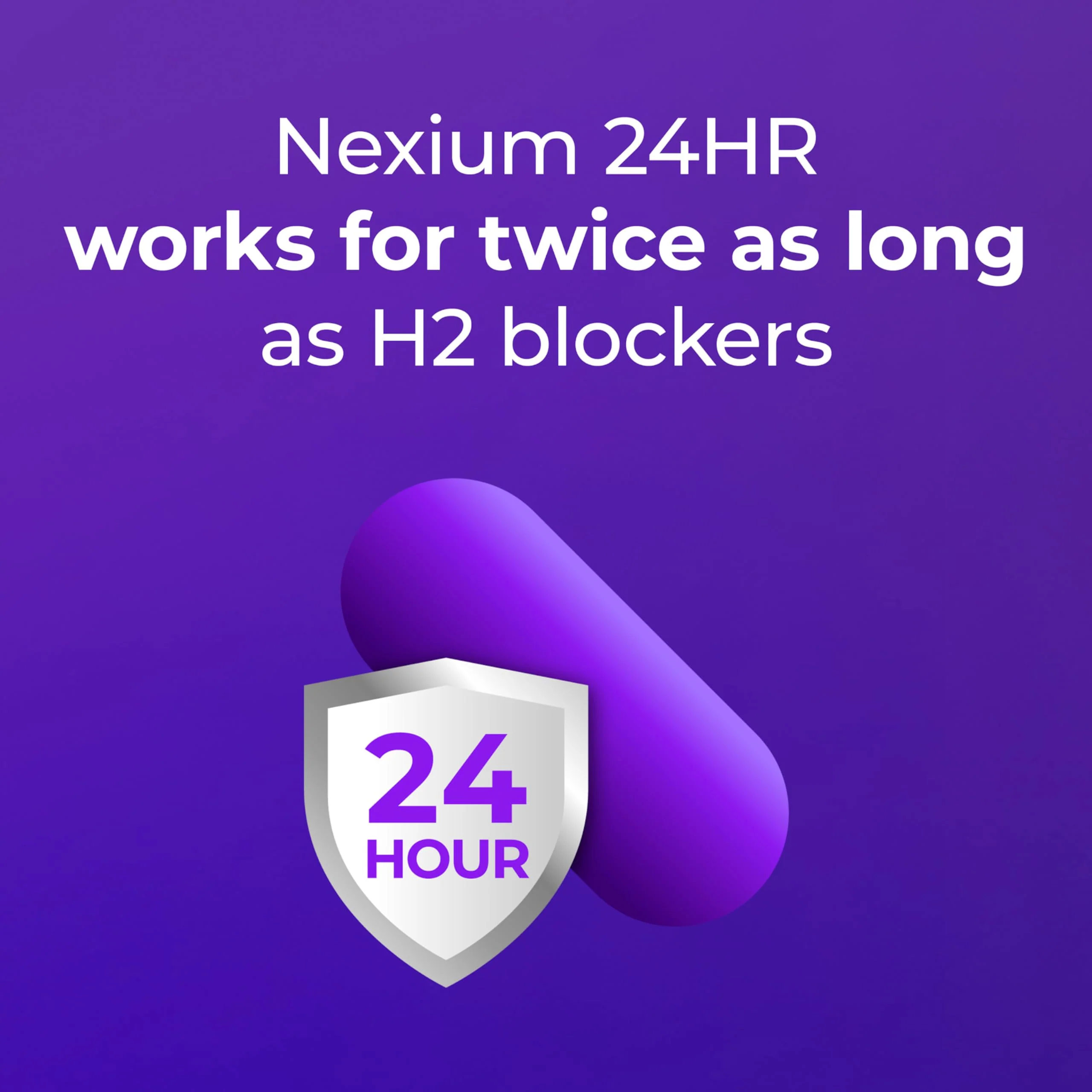Nexium 24HR Acid Reducer Heartburn Relief Capsules for All-Day and All-Night Protection from Frequent Heartburn, Heartburn Medicine with Esomeprazole Magnesium - 42 Count - Image 3
