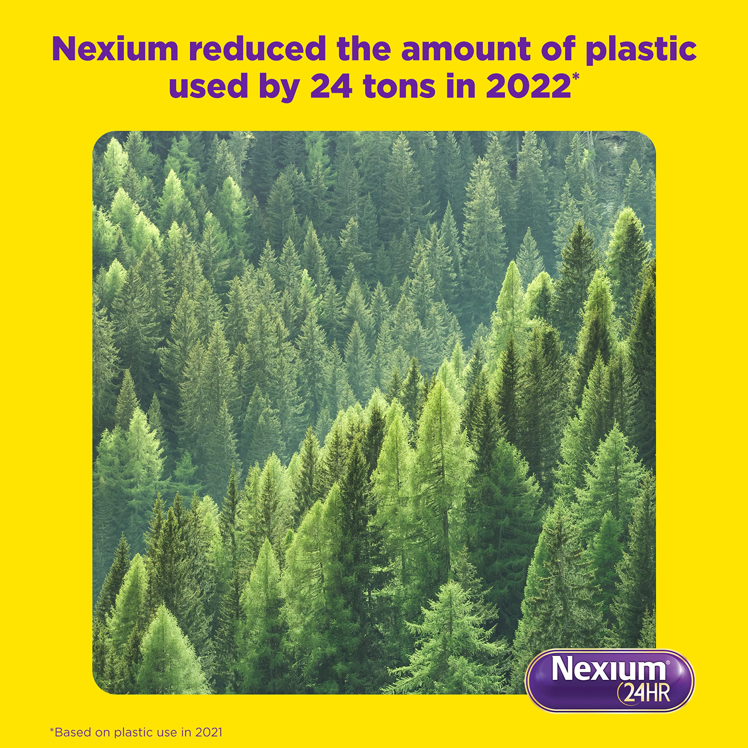 Nexium 24HR ClearMinis Acid Reducer Heartburn Relief Delayed Release Capsules for All-Day and All-Night Protection from Frequent Heartburn, Heartburn Medicine with Esomeprazole Magnesium - 42 Count - Image 9