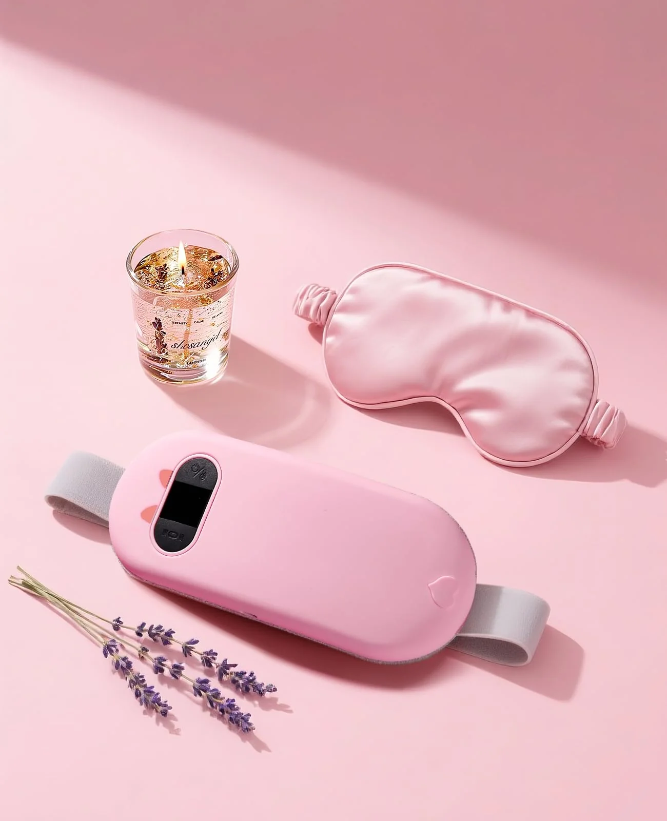 ng Pad, Portable Cordless Menstrual Heating Pad with 6 Heat Levels and 6 Massage Modes, - Image 6