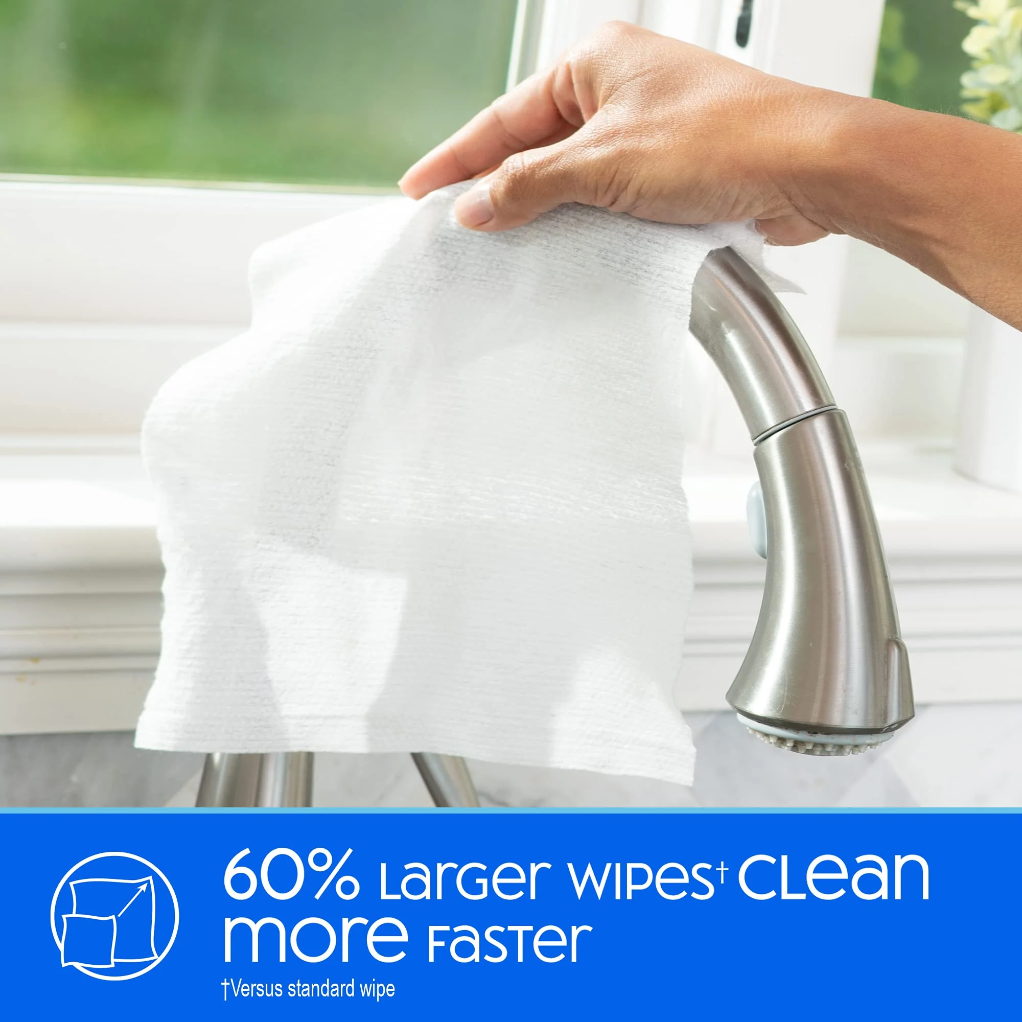 Nice 'N Clean Disinfecting Surface Wipes 304ct | Cleans & Disinfects Home & Kitchen Surfaces | Fresh & Lemon Scent - Image 7