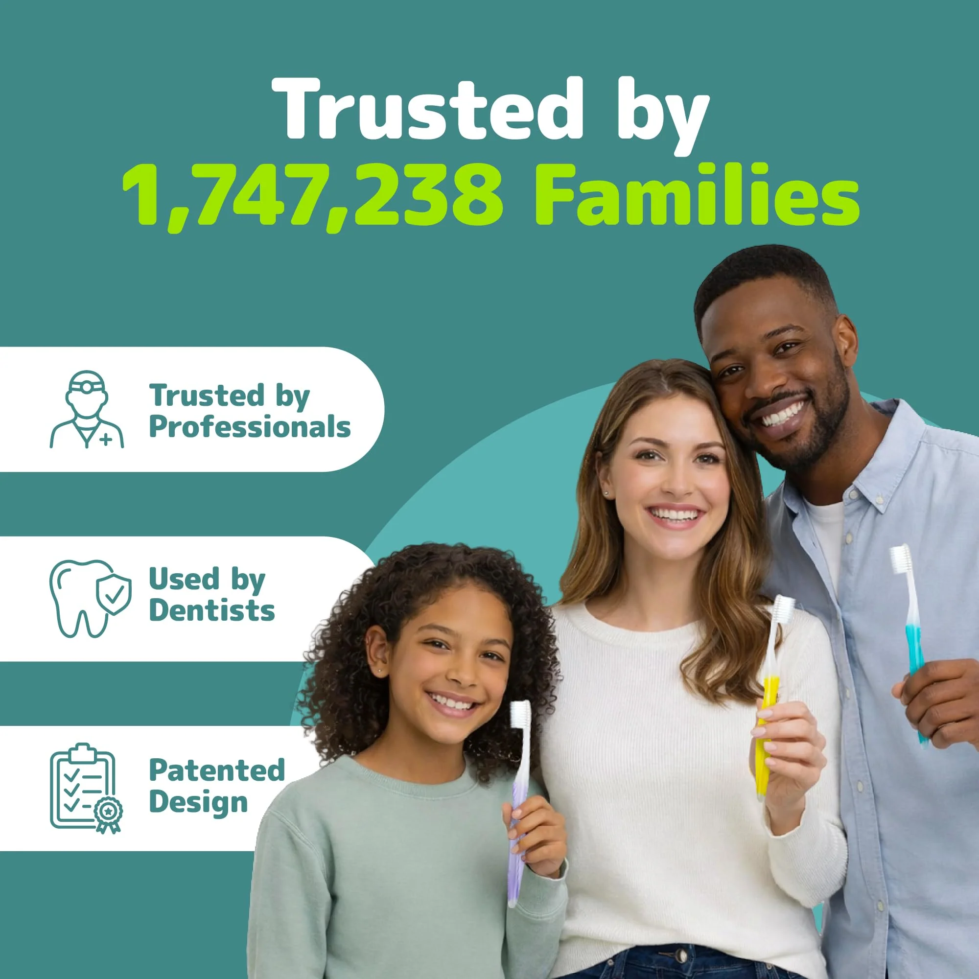 Nimbus Extra Soft Toothbrushes (Compact Size Head) Periodontist Design Tapered Bristles for Sensitive Teeth and Receding Gums, Individually Wrapped Plaque Remover Toothbrush (5 Pack, Colors May Vary) - Image 2
