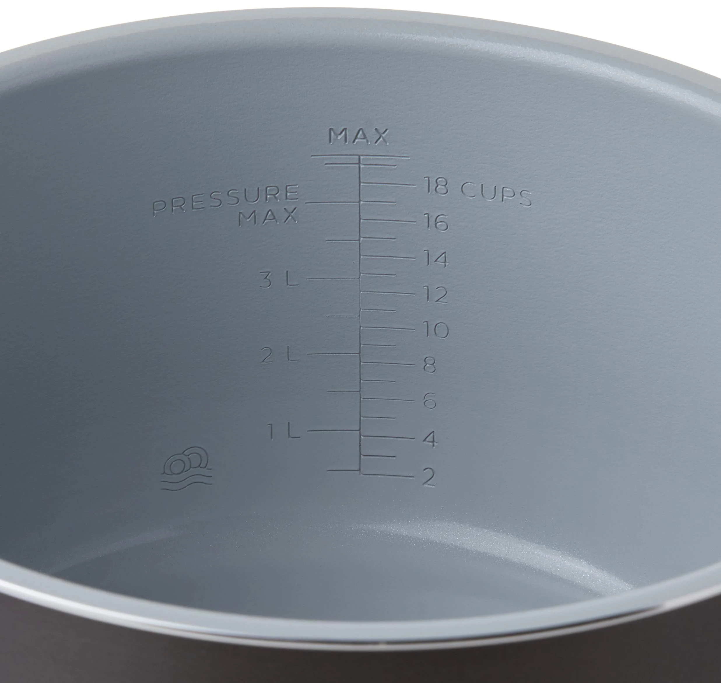 Ninja Foodi 6.5-qt. Ceramic Coated Nonstick Inner Pot, Compatible with all Ninja Foodi 6.5 qt. models, Dishwasher Safe Gray. 102FY300 - Image 4