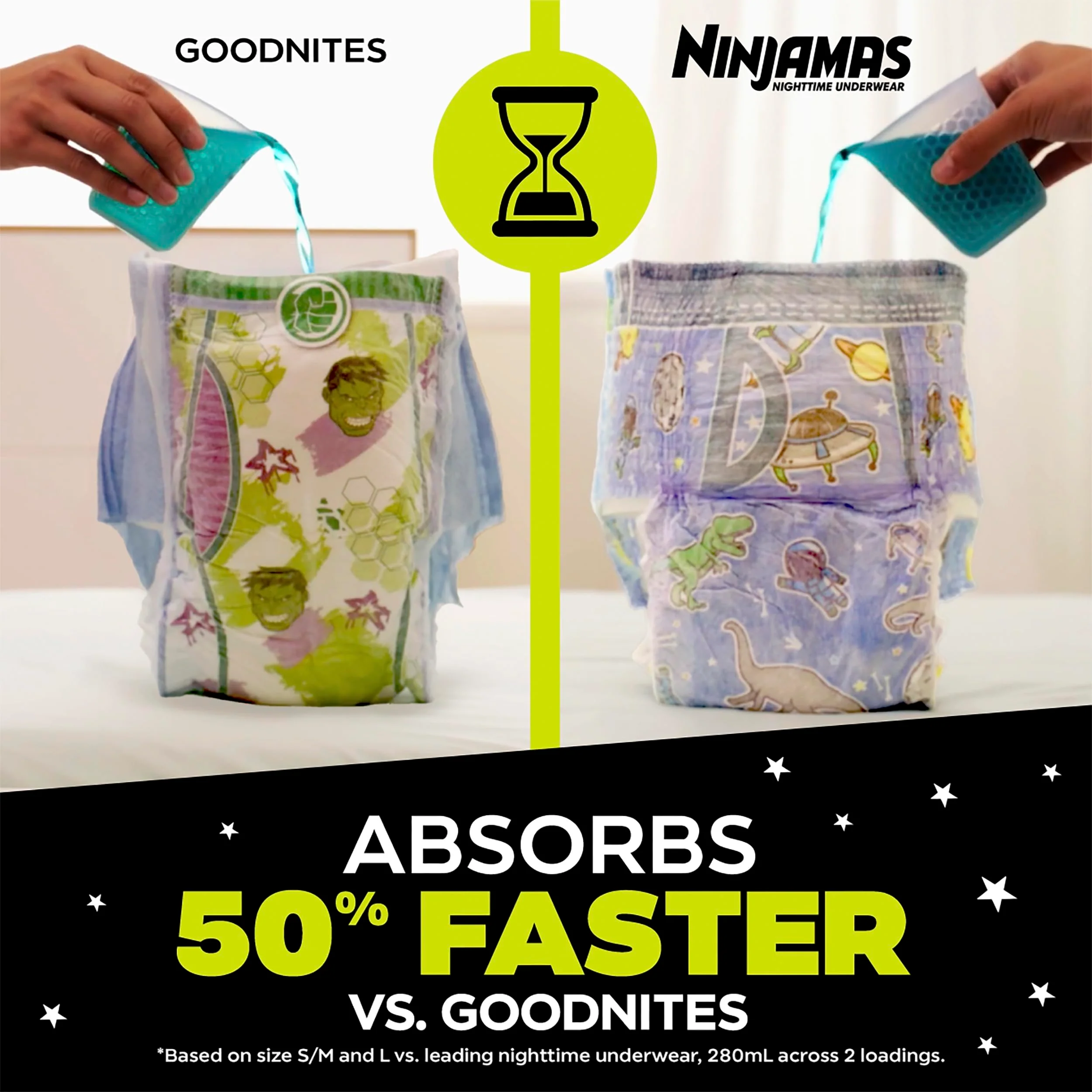 Ninjamas Boys Bedwetting Nighttime Underwear Boys - Size S/M (38-70 lbs), 14 Count, Overnight Protection, Ultra Absorbent, Hypoallergenic - Image 6