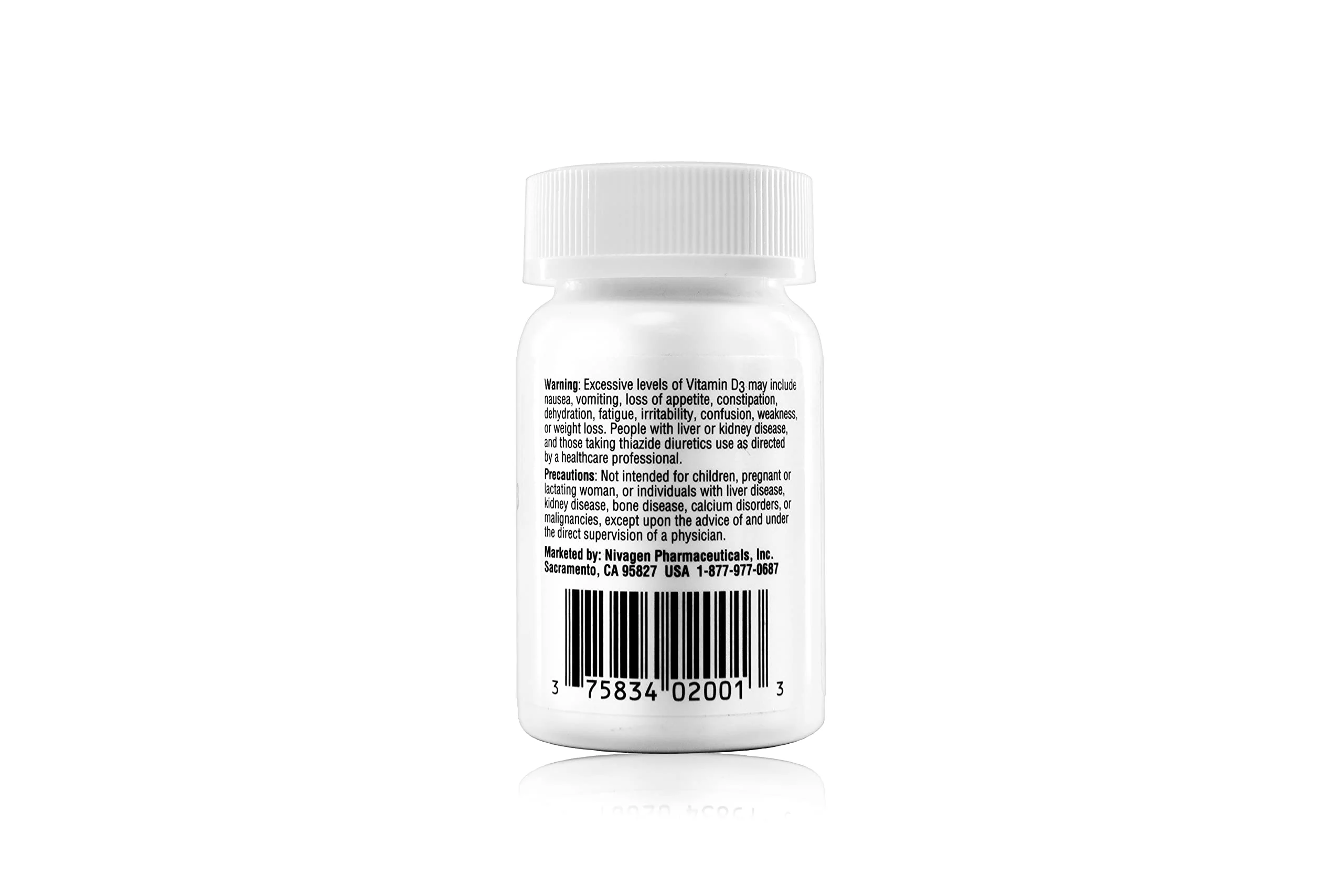 Nivagen Vitamin D3 50,000 IU (1250 mcg) | Once Weekly Dose | 100 Capsules (100 Weeks, Approx. 2 Years Supply) | Easy to Swallow | Bone, Muscle & Immune Support | Non-GMO, Gluten Free | Made in USA - Image 2